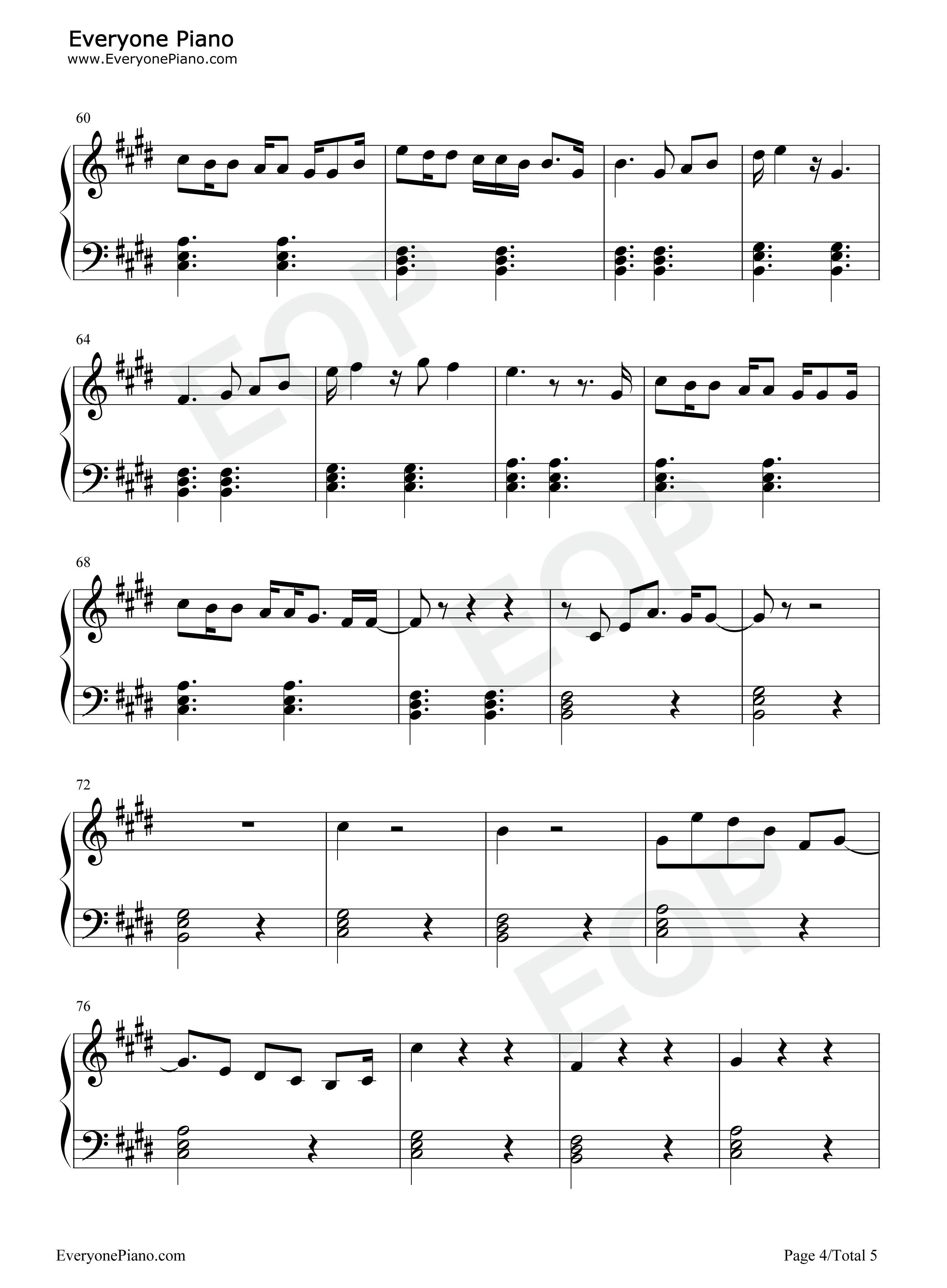 Unsaid_Emily钢琴谱_David_Lawrence