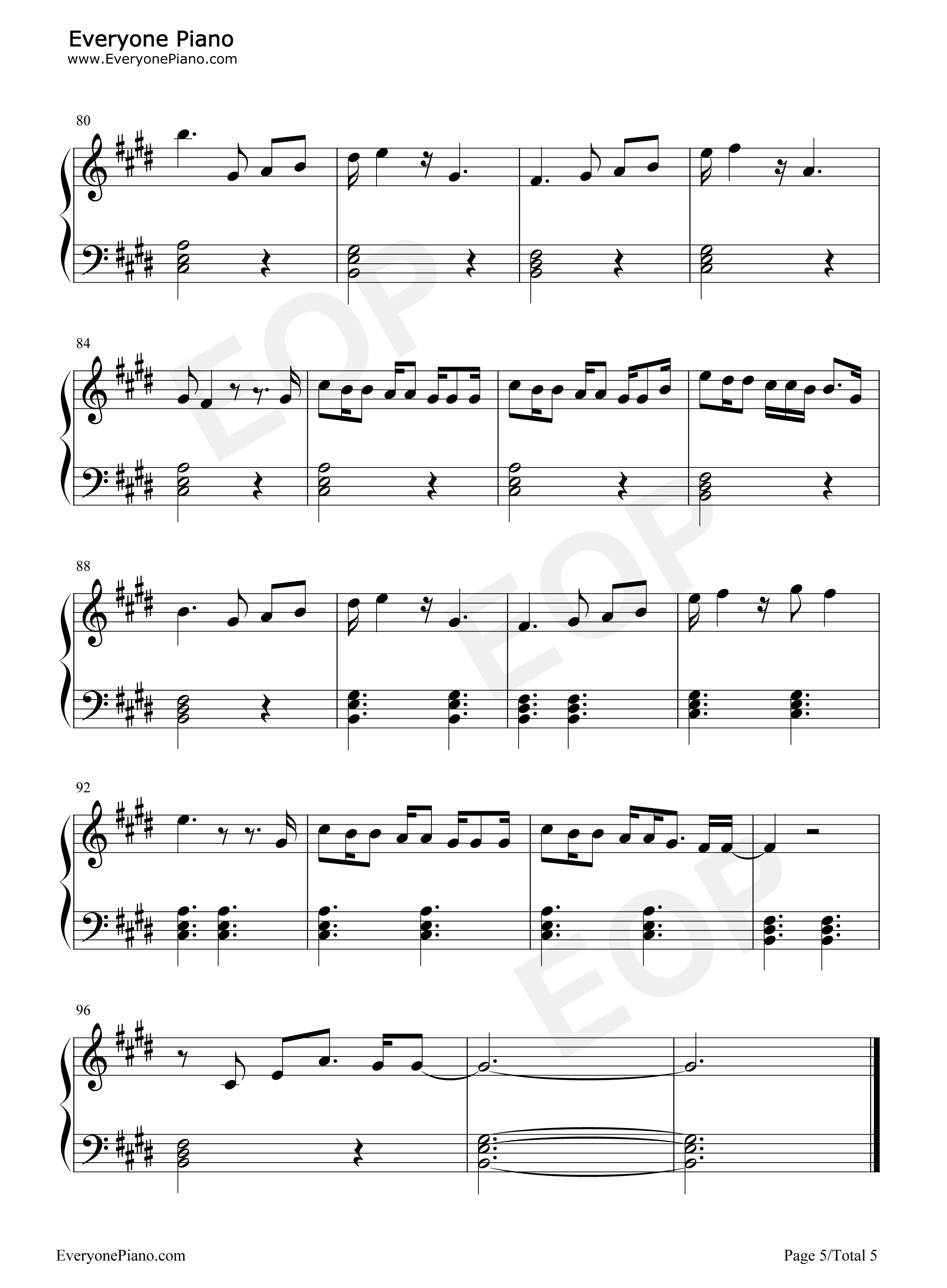 Unsaid_Emily钢琴谱_David_Lawrence