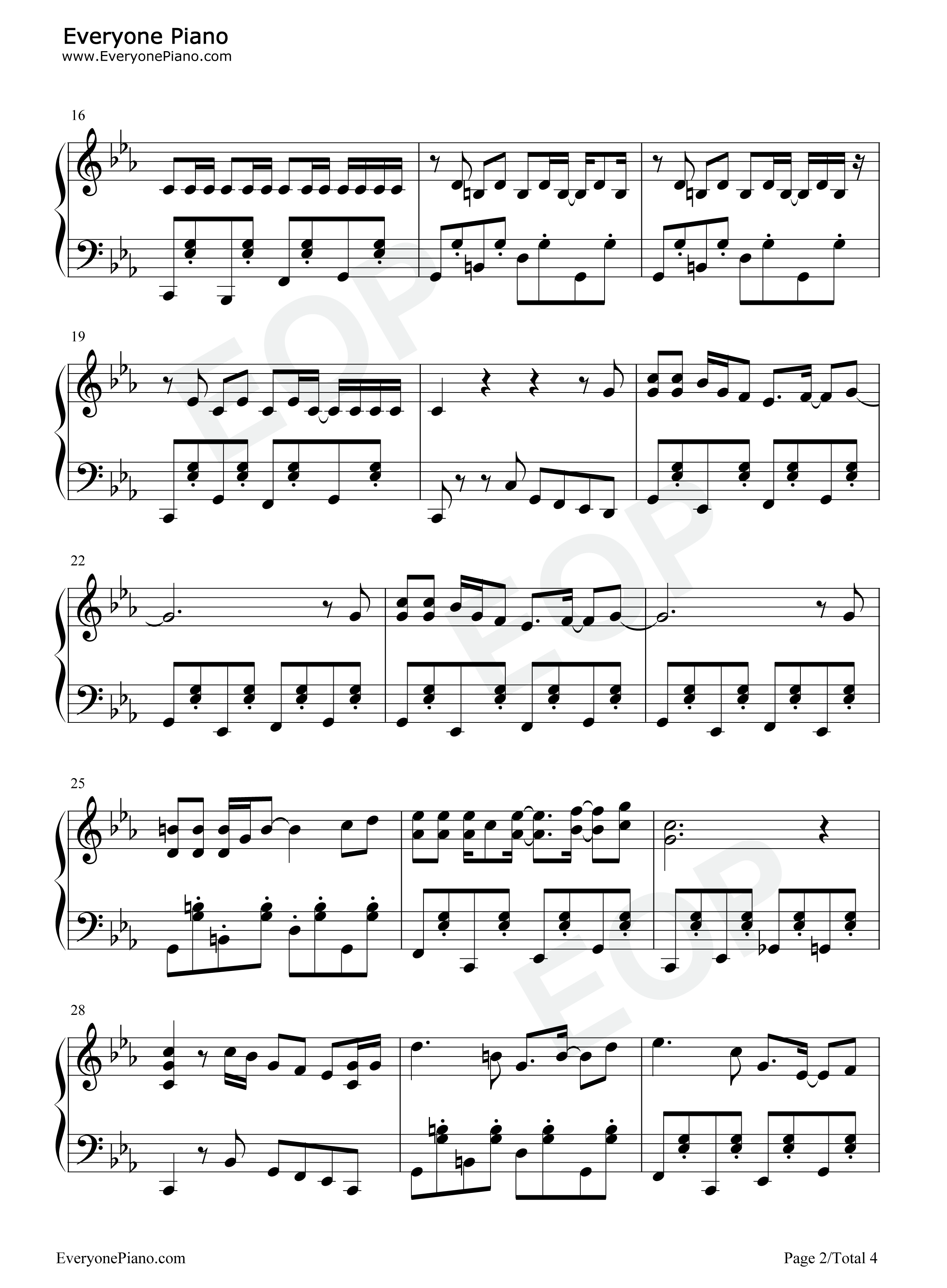 比较大的大提琴钢琴谱_周杰伦_梁心颐_杨瑞代