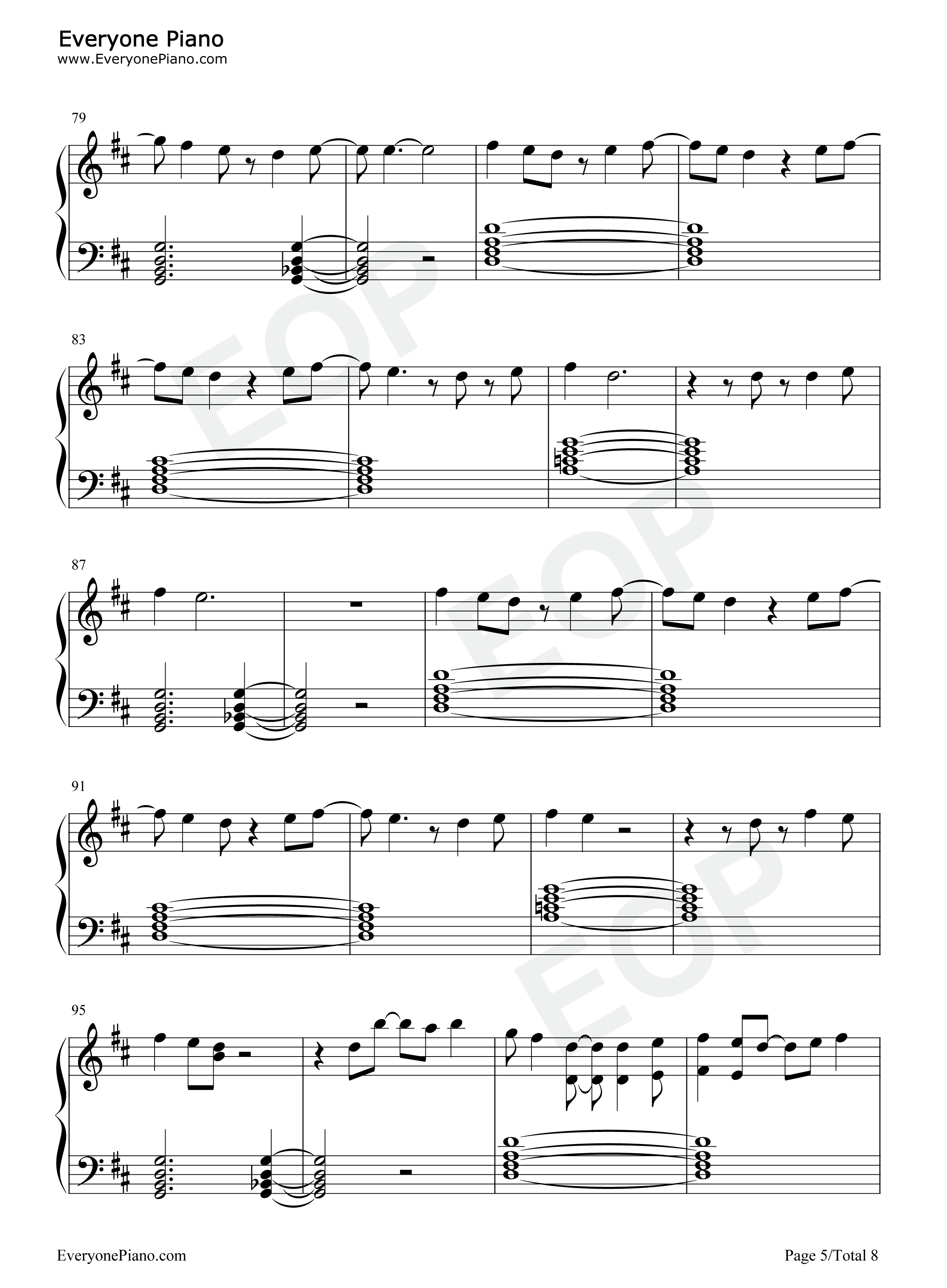 Just_For_a_Moment钢琴谱_Olivia_Rodrigo_Joshua_Bassett