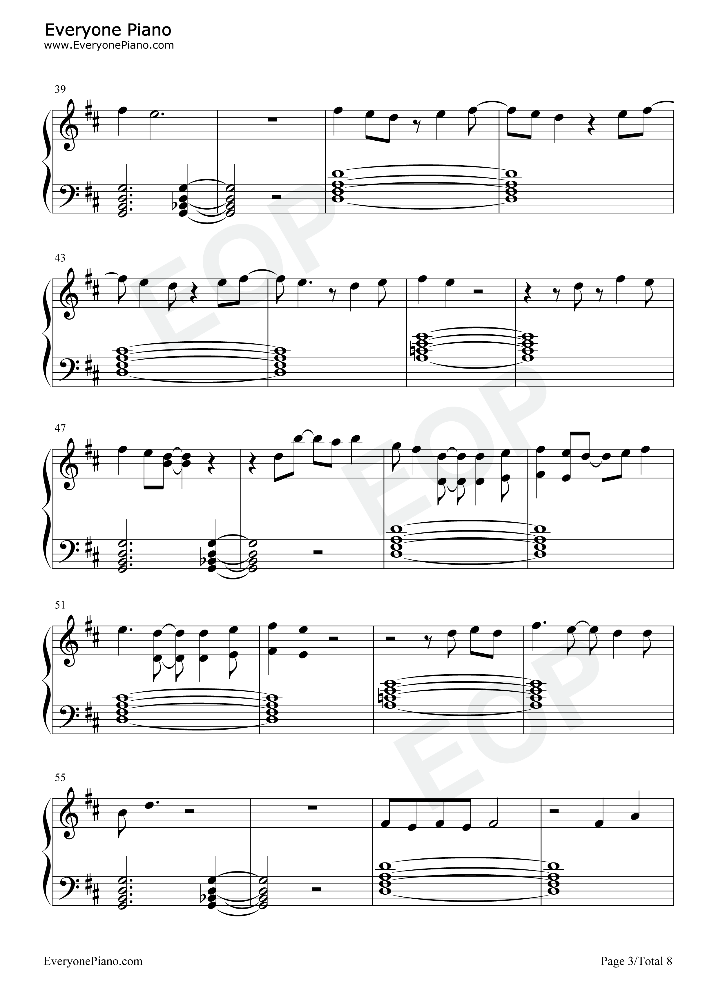 Just_For_a_Moment钢琴谱_Olivia_Rodrigo_Joshua_Bassett