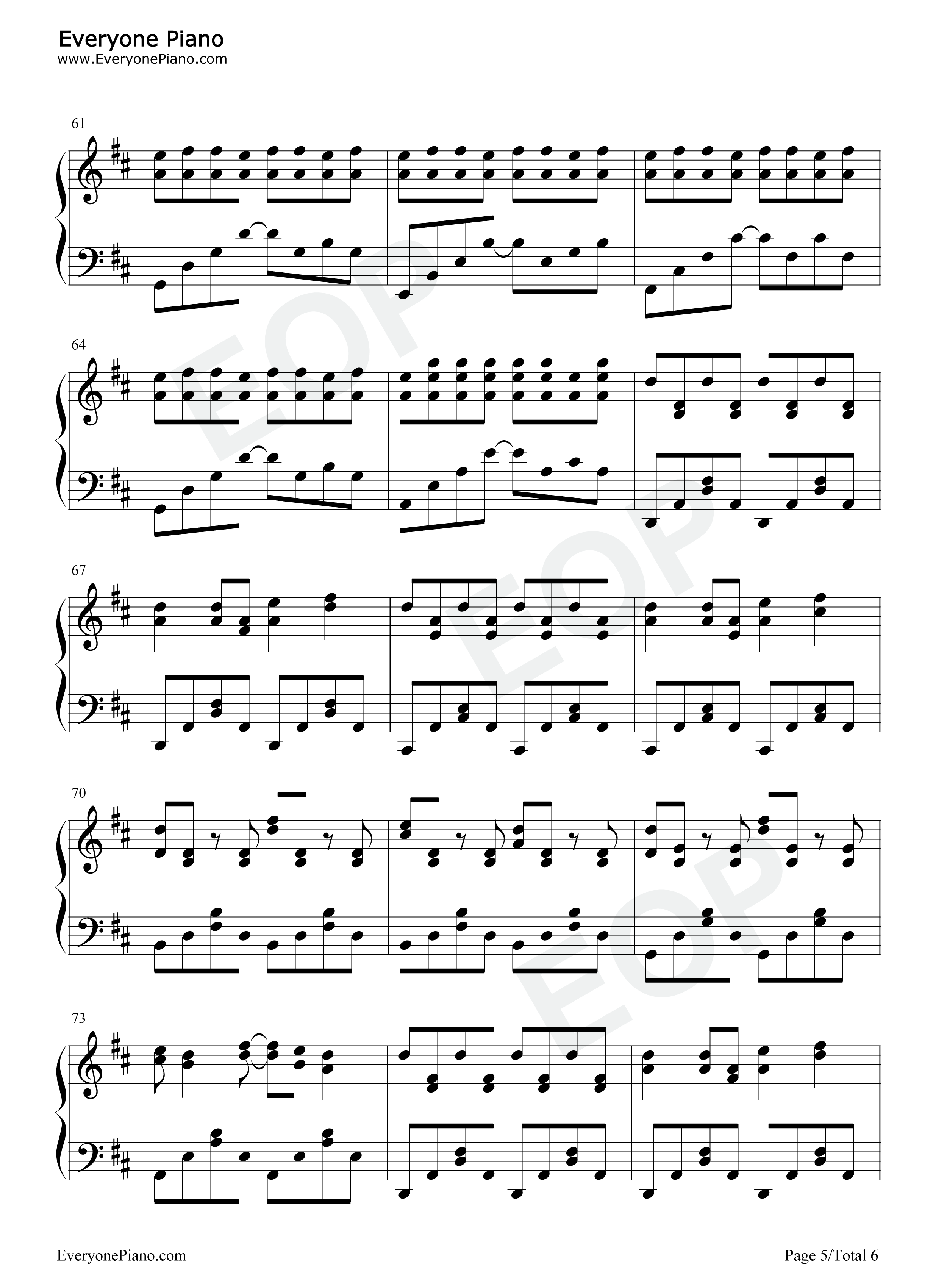 我要夏天钢琴谱_周杰伦_杨瑞代