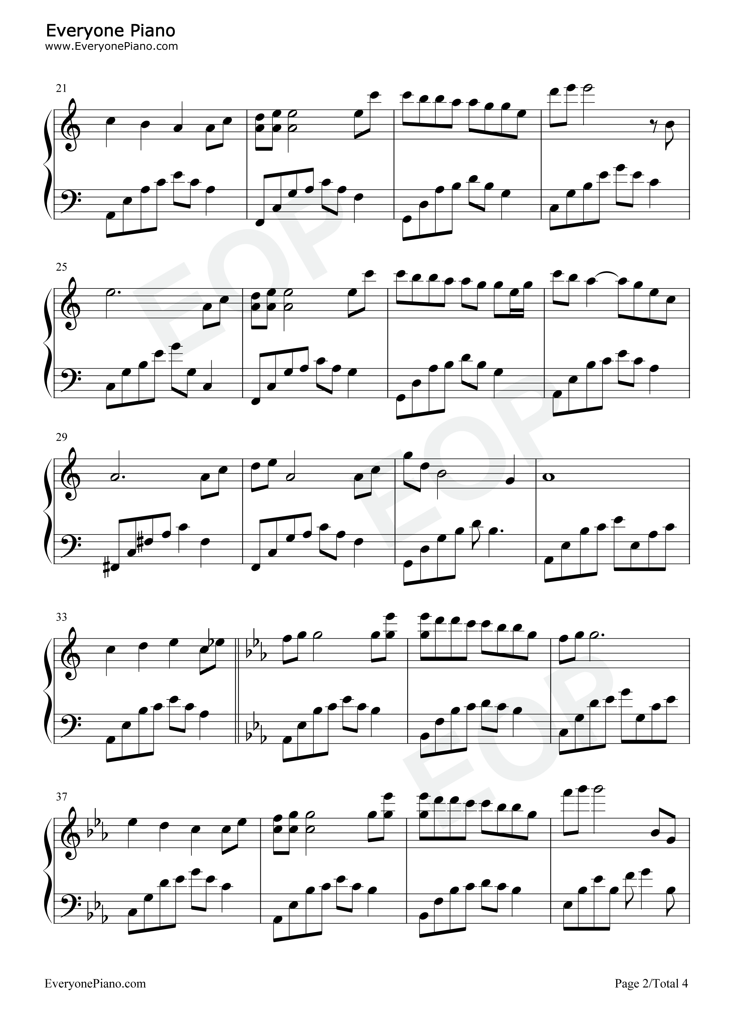 无言的告别钢琴谱_石进