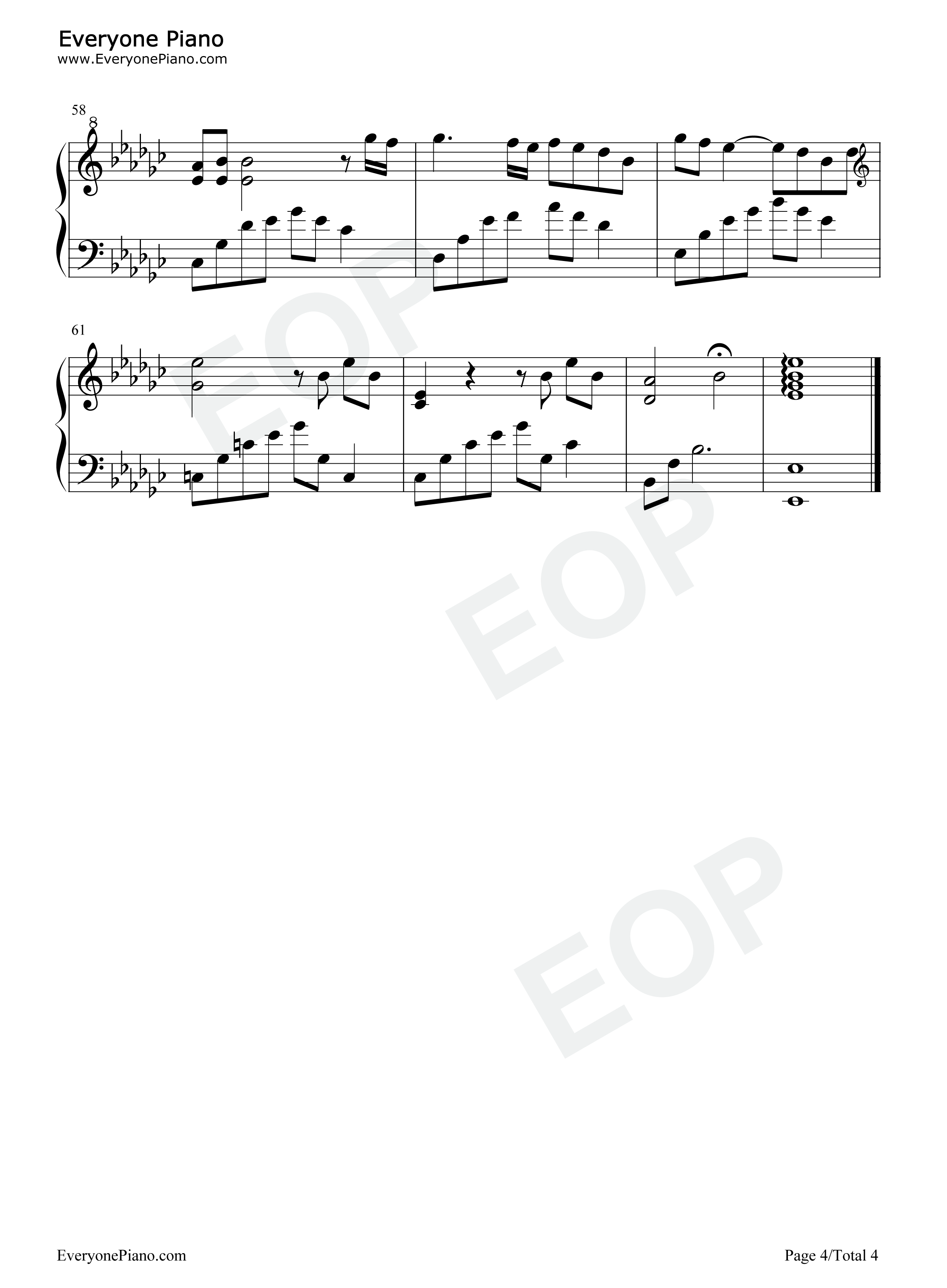 无言的告别钢琴谱_石进