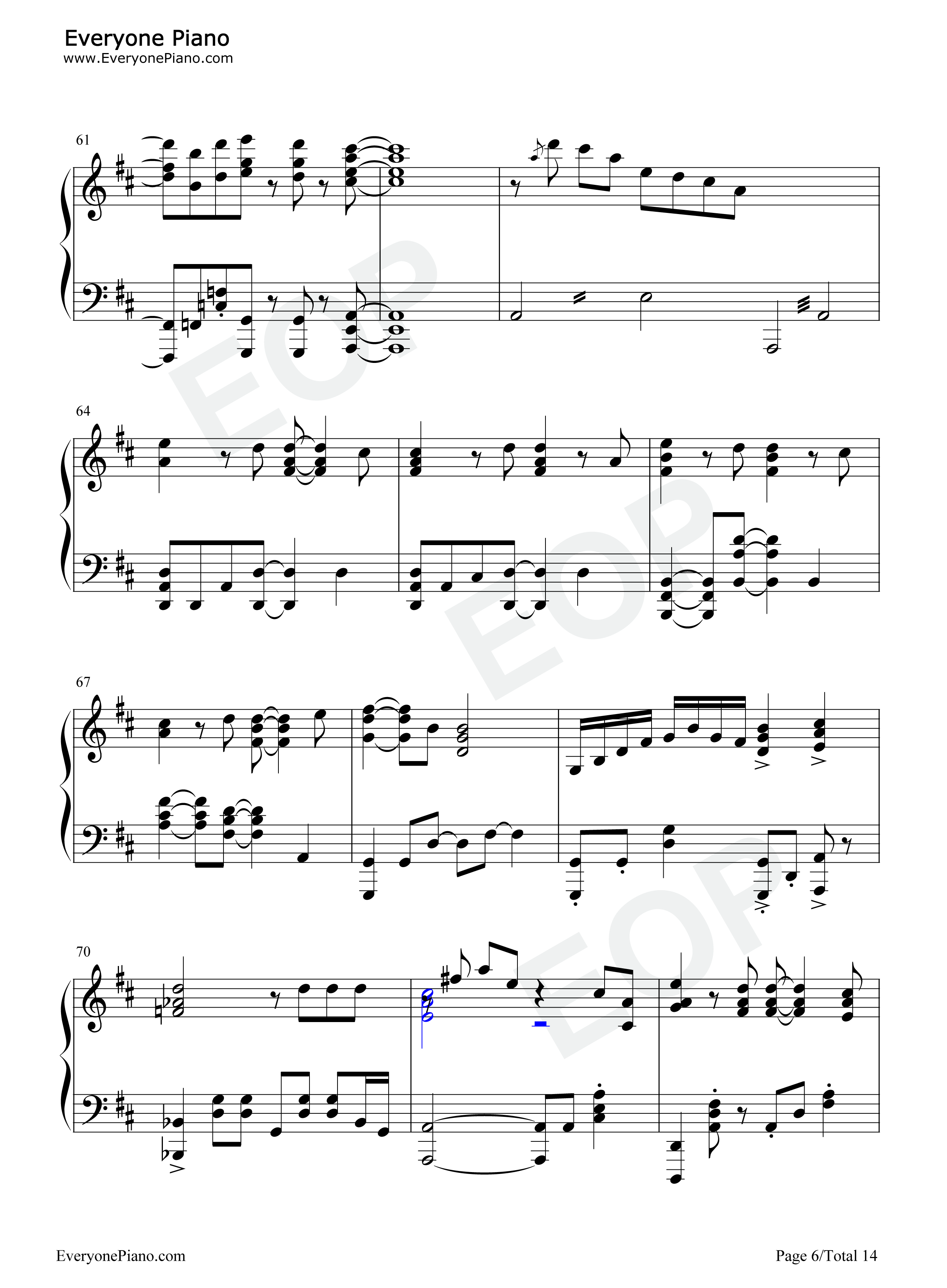 イツカノキオク钢琴谱_和气杏未