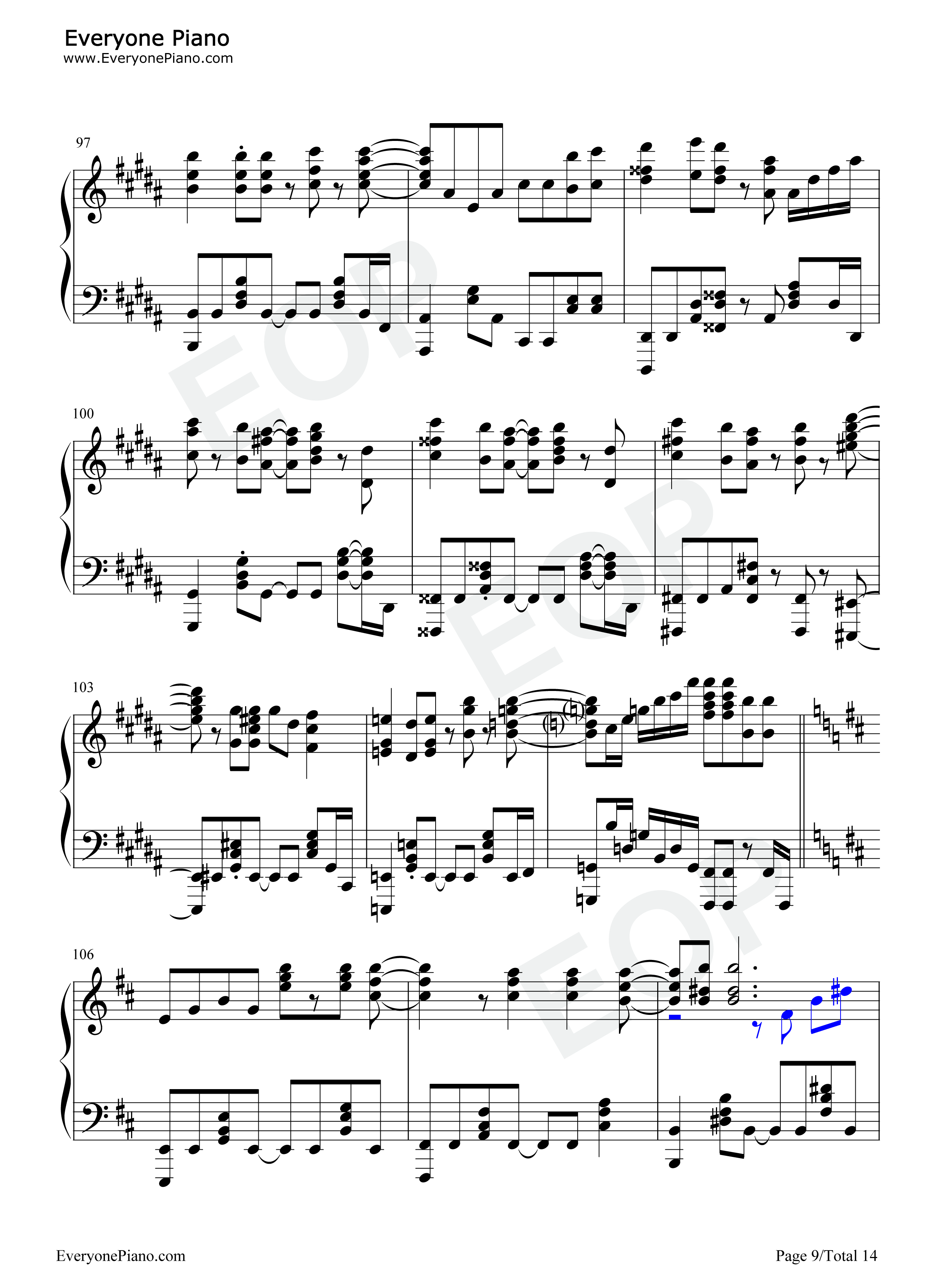 イツカノキオク钢琴谱_和气杏未