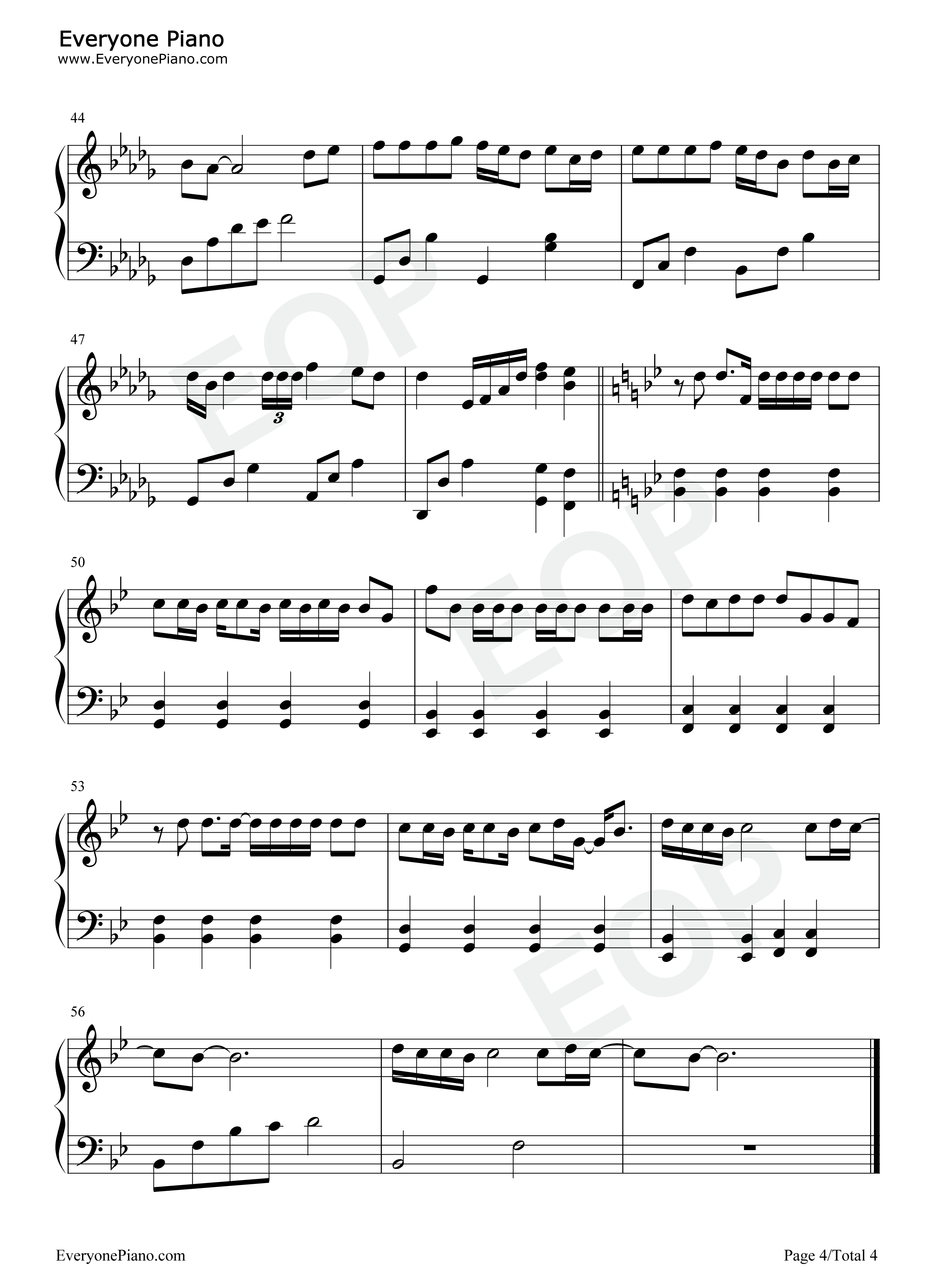 阴天钢琴谱_莫文蔚