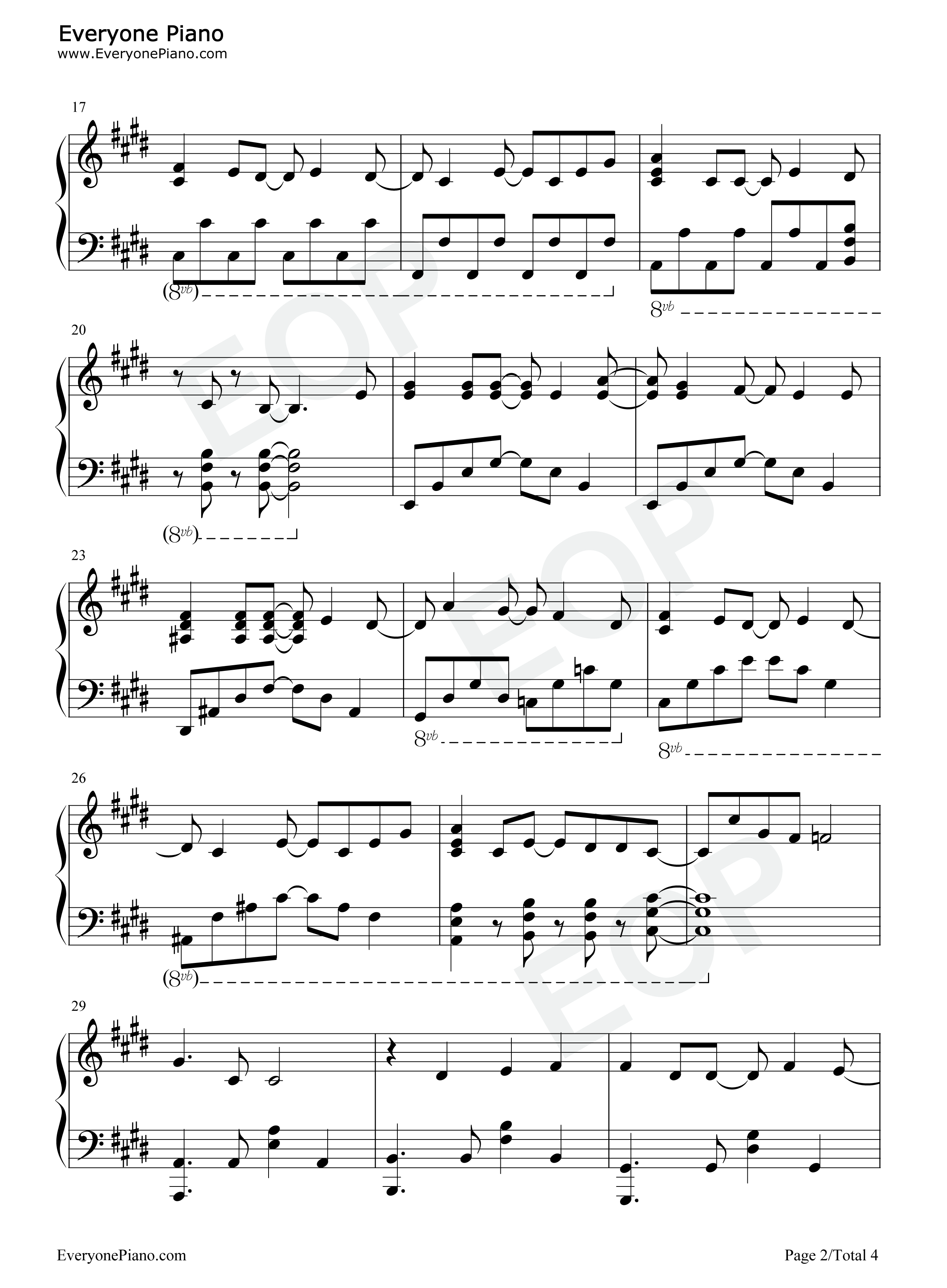 ドリドリ钢琴谱_中川翔子