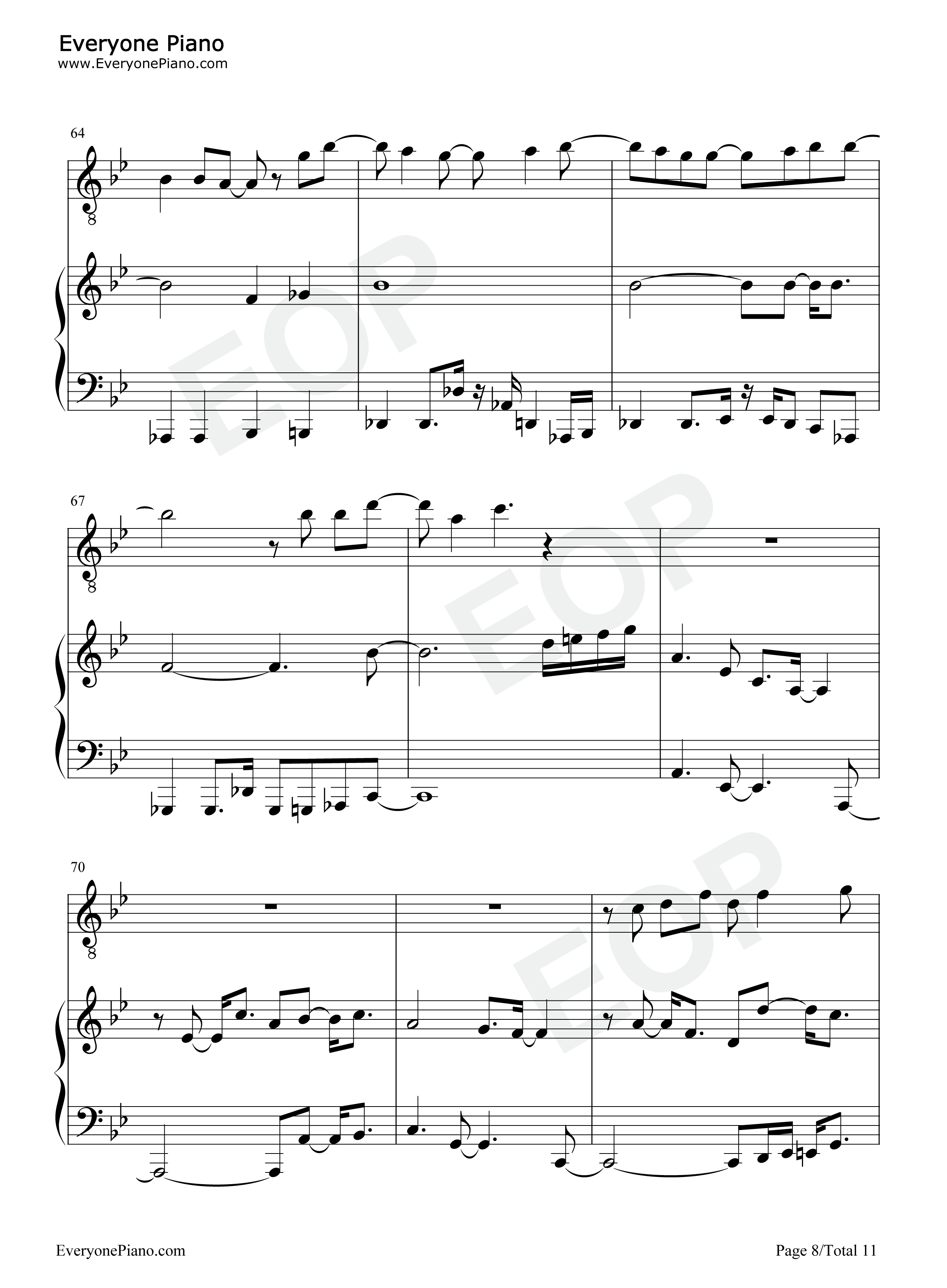 Skate钢琴谱_Bruno_Mars_Anderson_Paak_Silk_Sonic