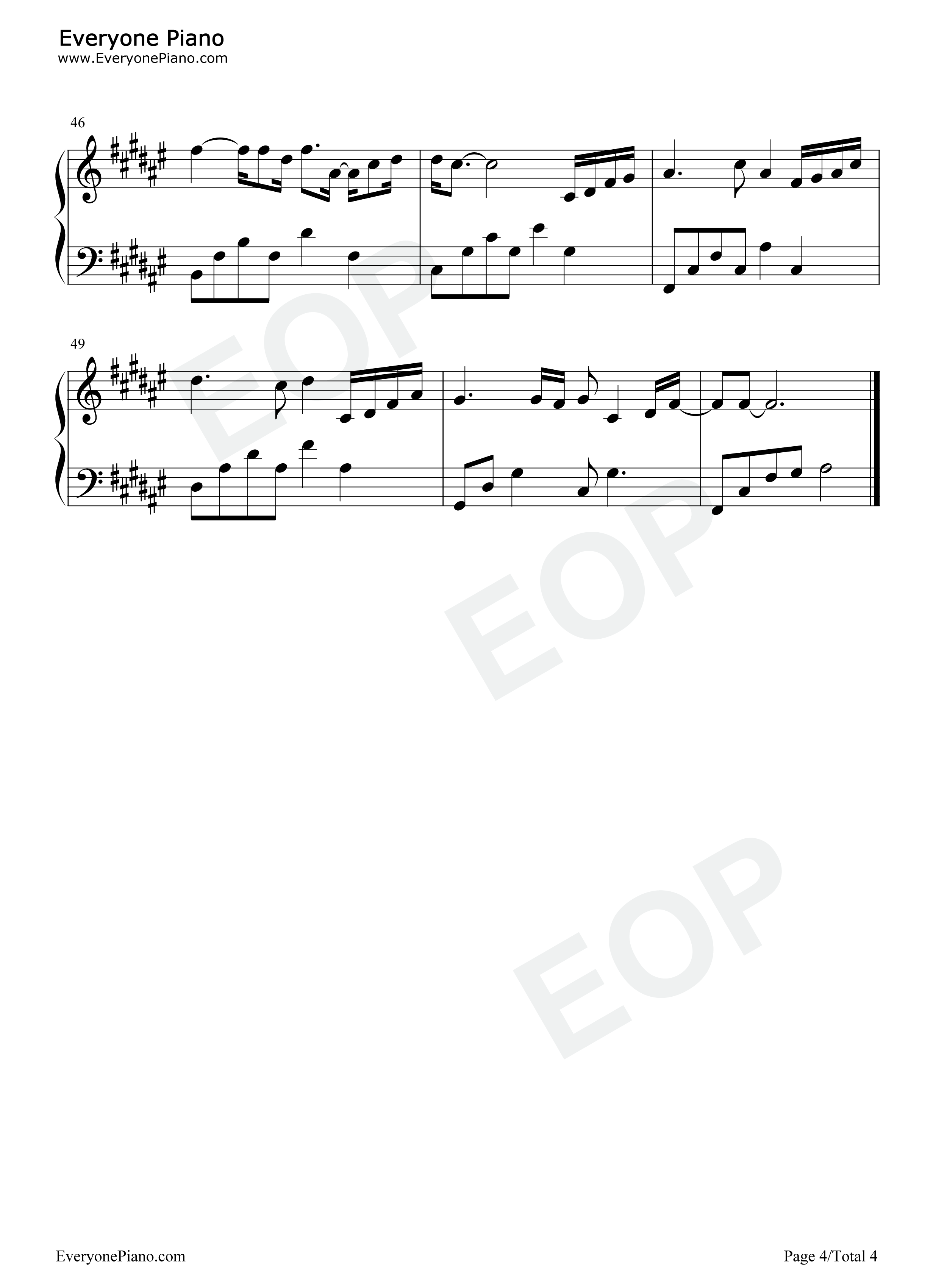 最远的你是我最近的爱钢琴谱_车继铃