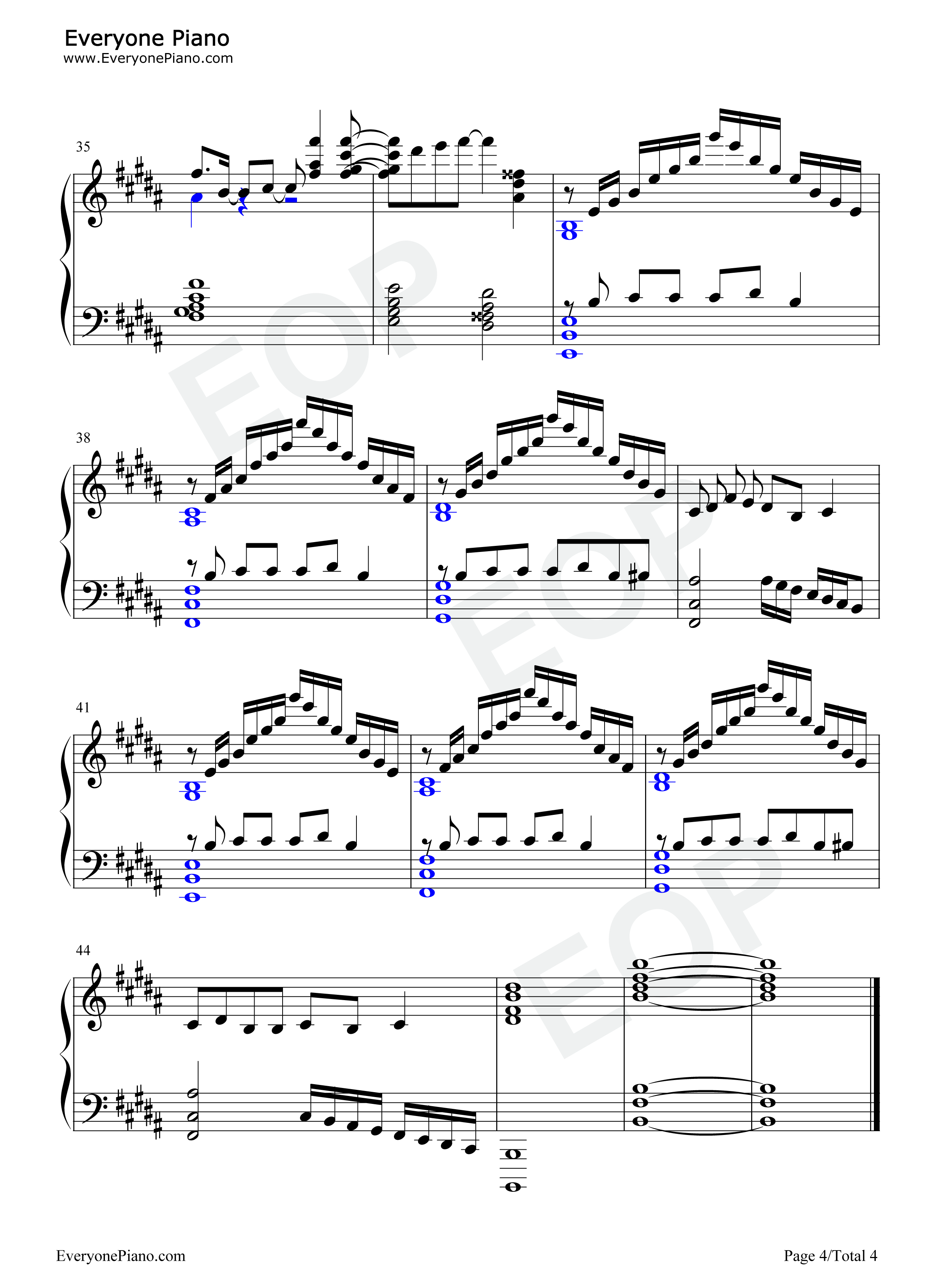 光あれ钢琴谱_冈野昭仁