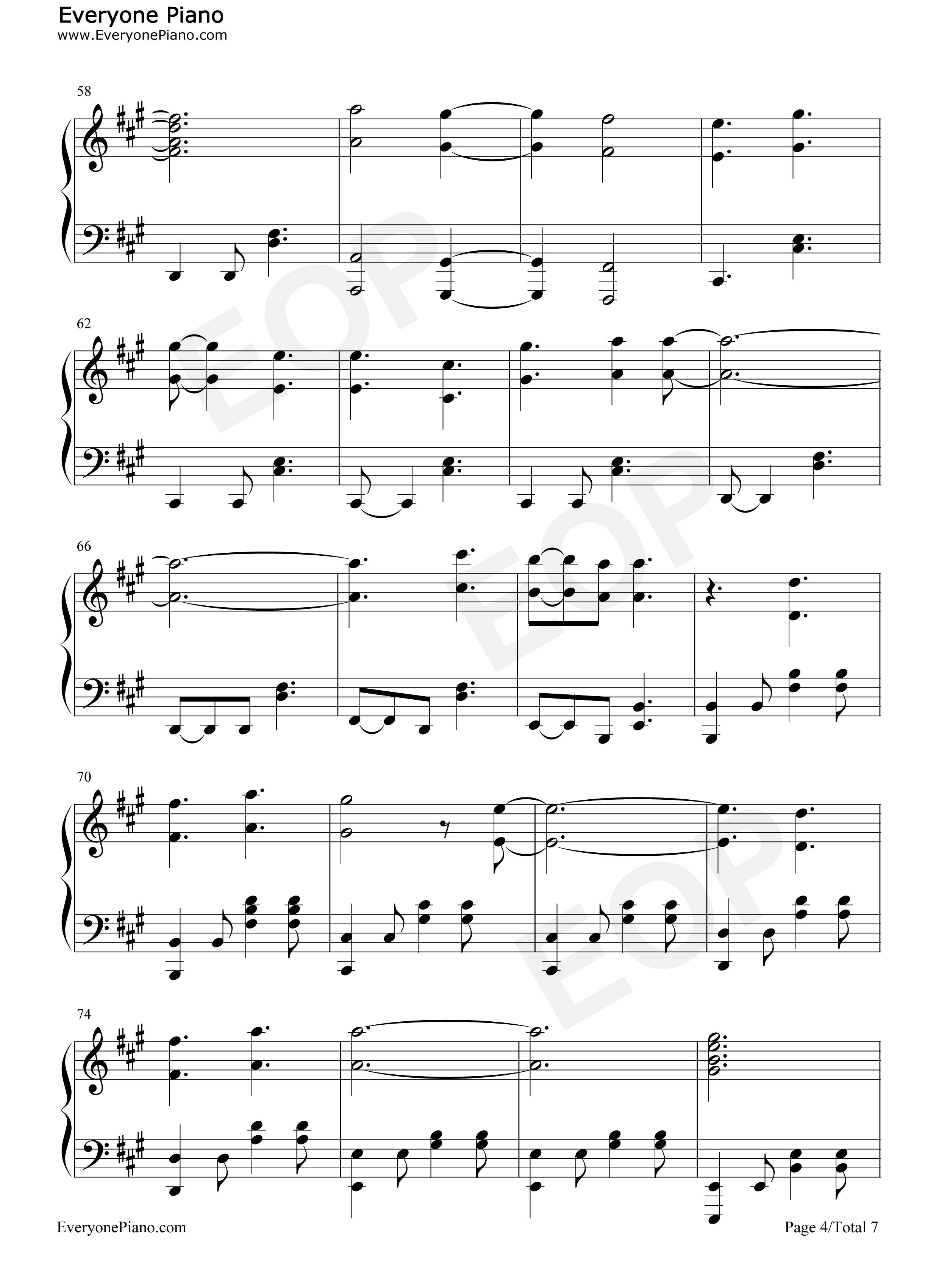 そばかす钢琴谱_JUDY_AND_MARY