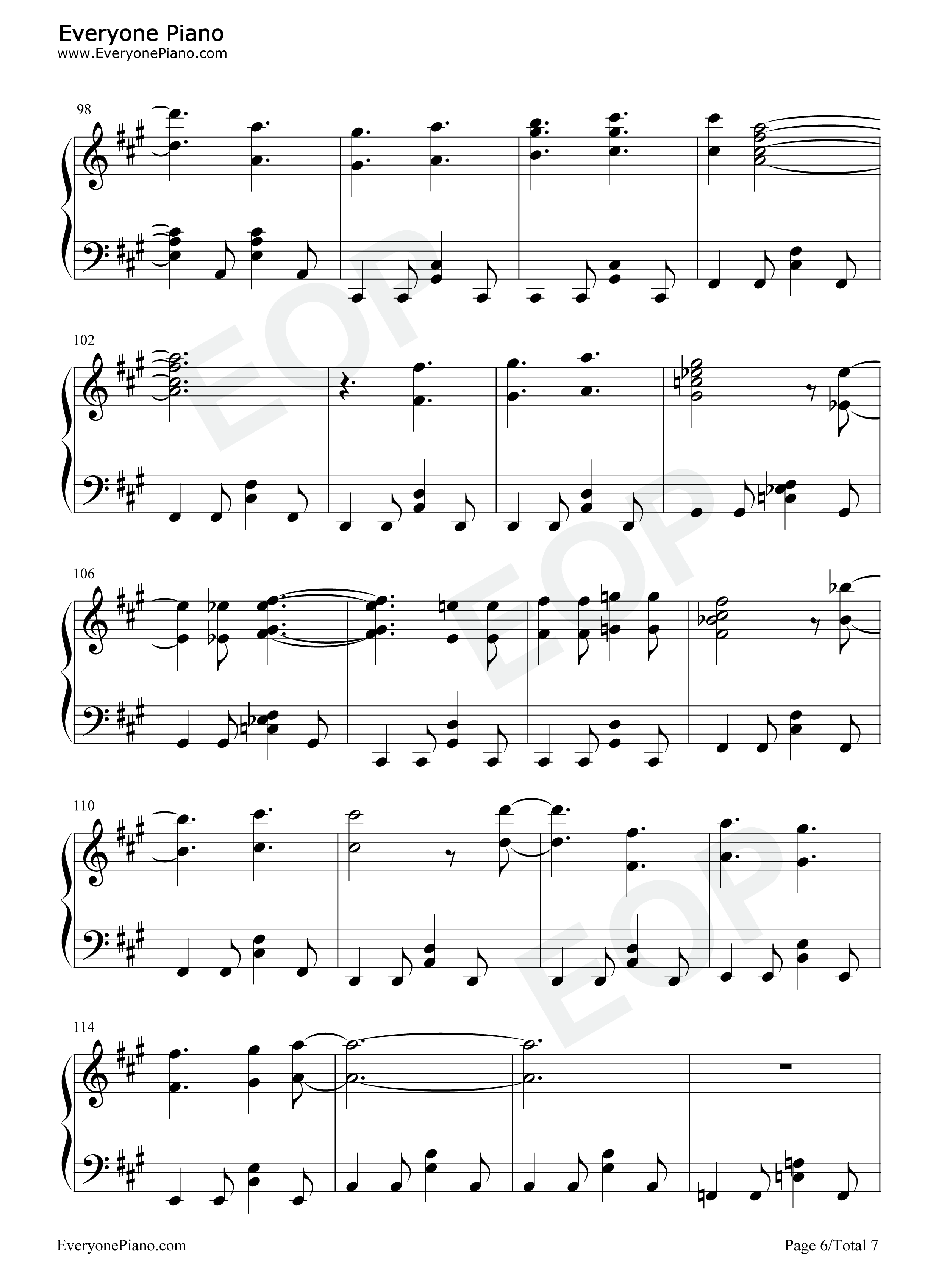 そばかす钢琴谱_JUDY_AND_MARY