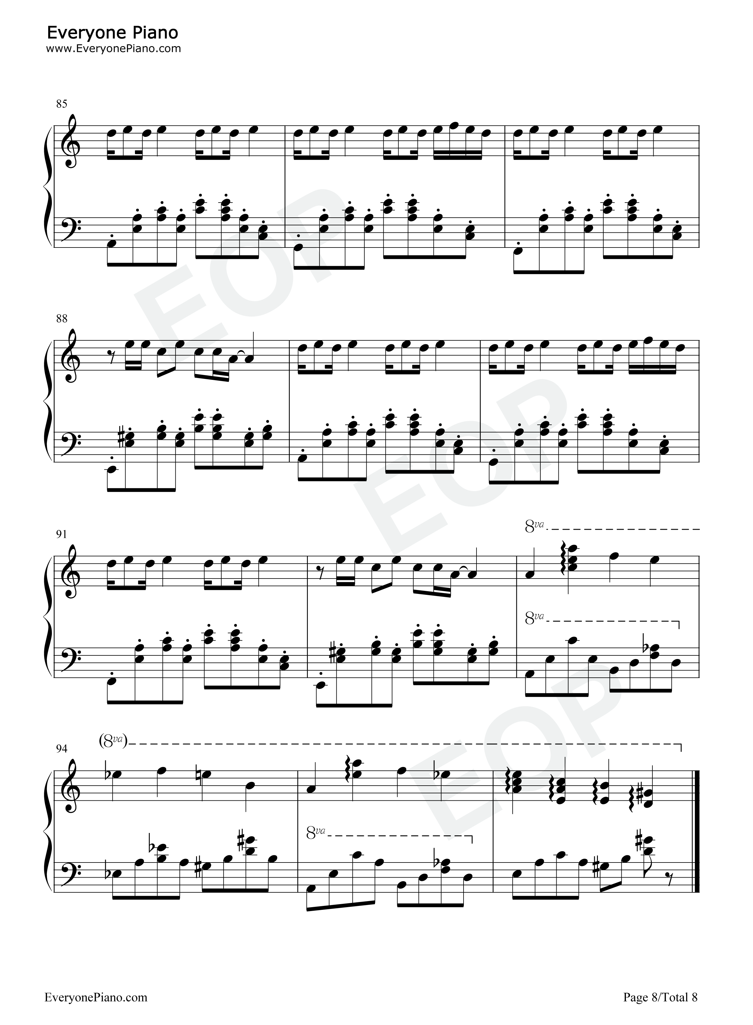 床边故事钢琴谱_周杰伦