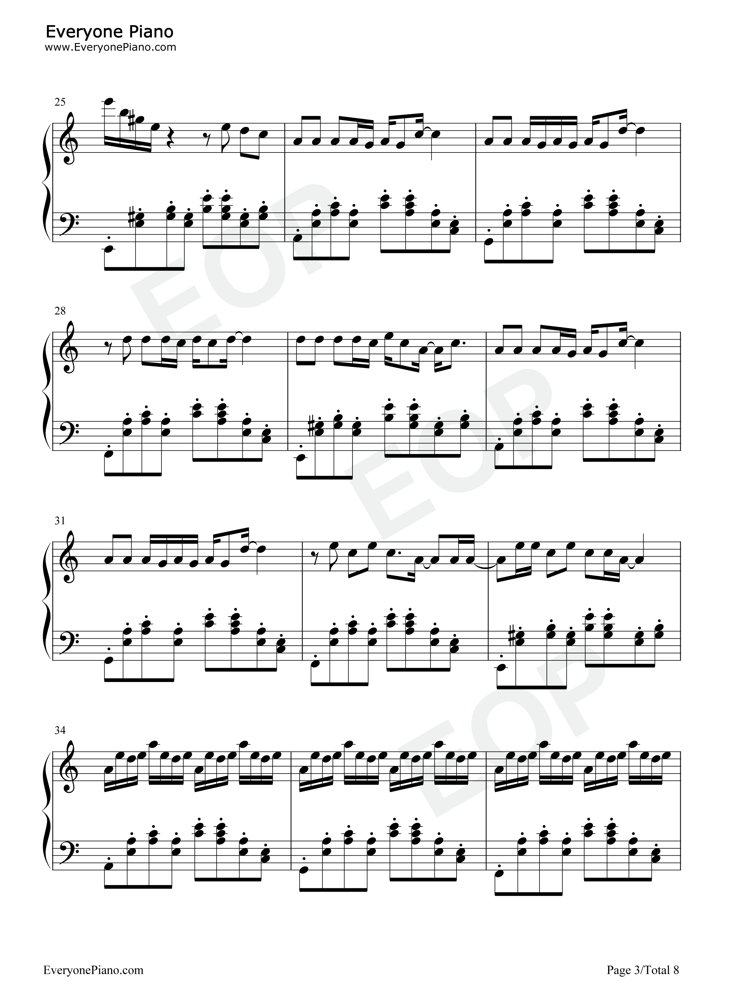 床边故事钢琴谱_周杰伦