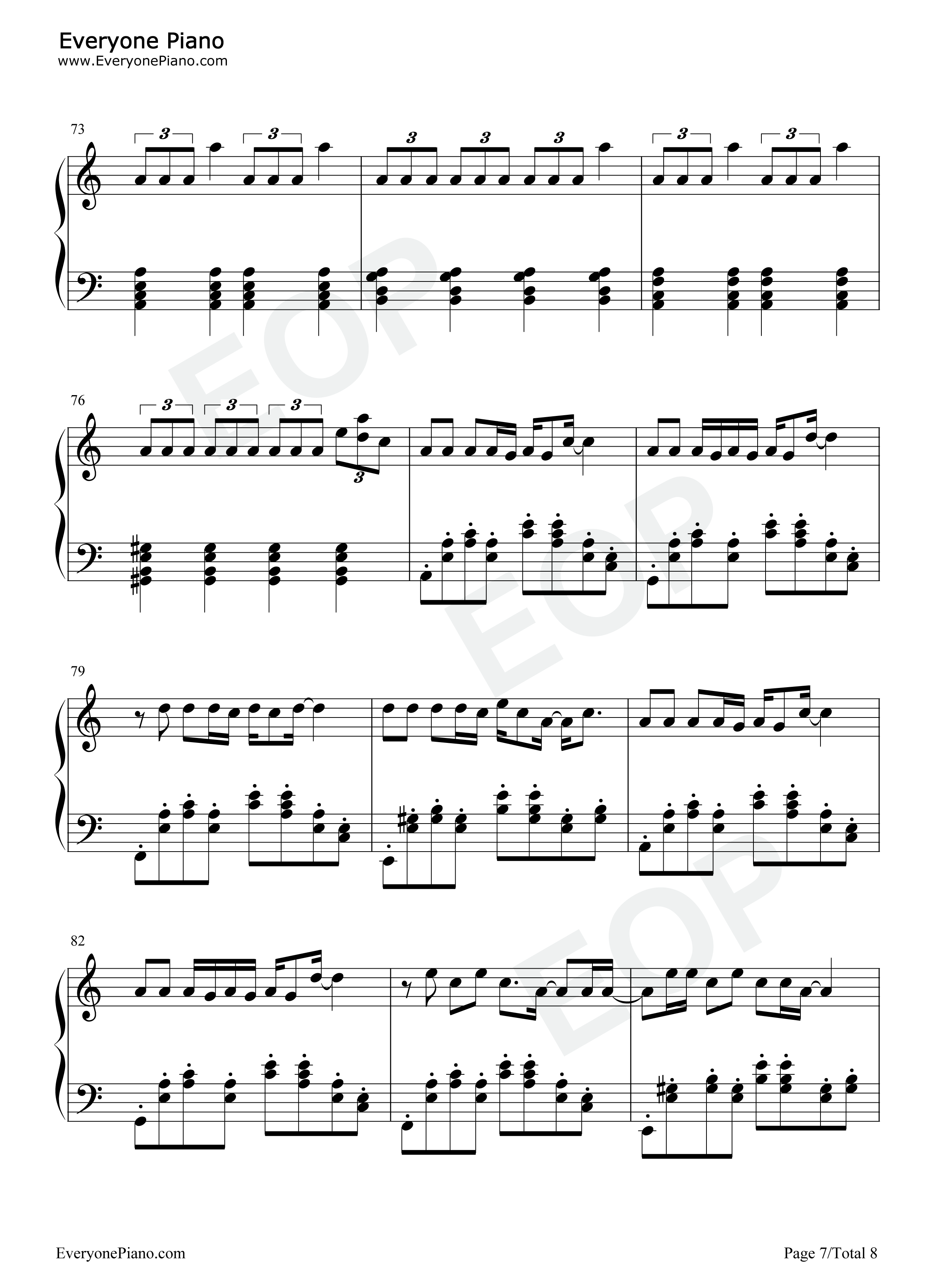 床边故事钢琴谱_周杰伦