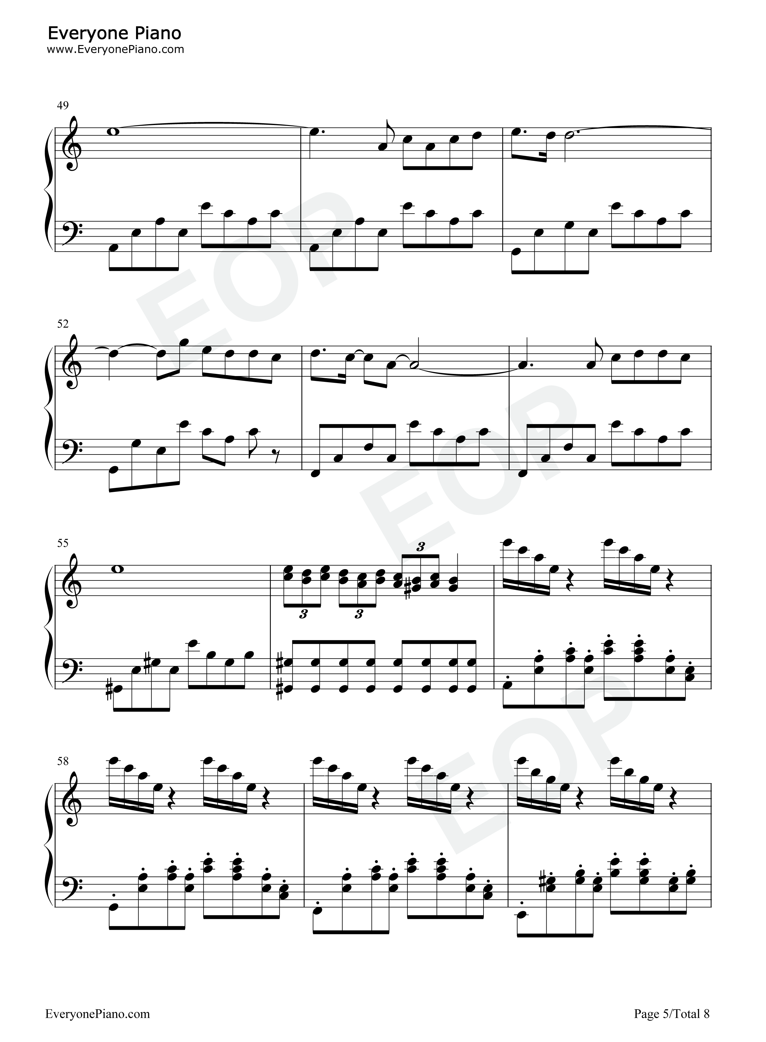 床边故事钢琴谱_周杰伦