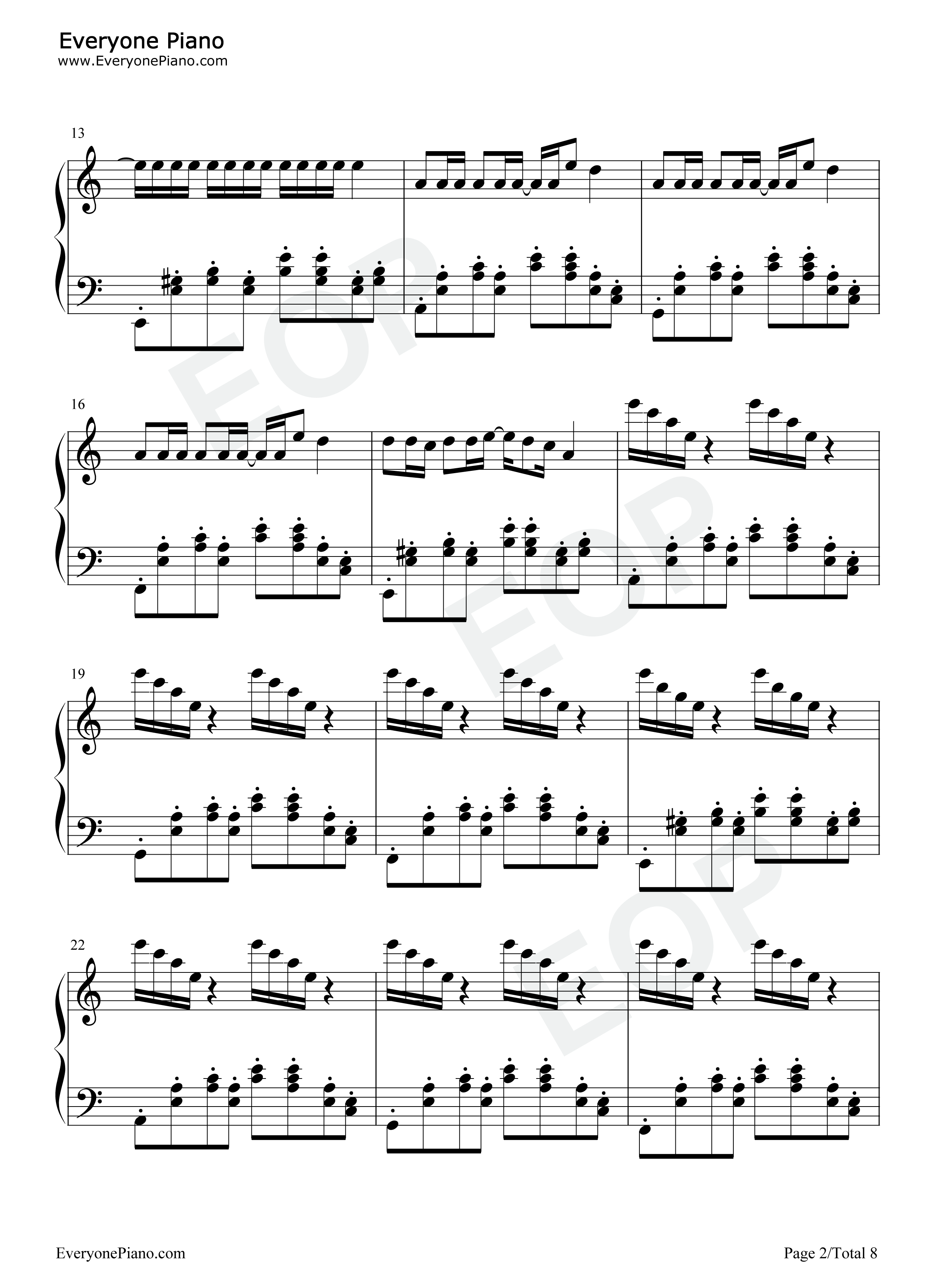 床边故事钢琴谱_周杰伦