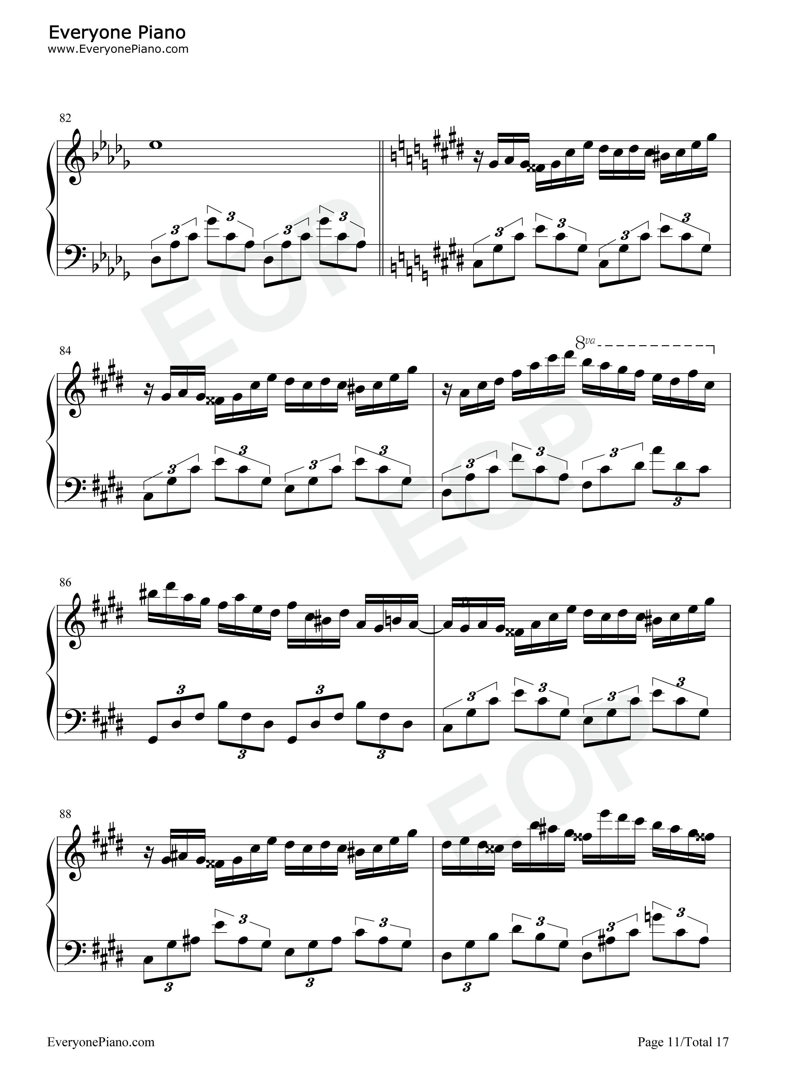 幻想即兴曲钢琴谱_肖邦