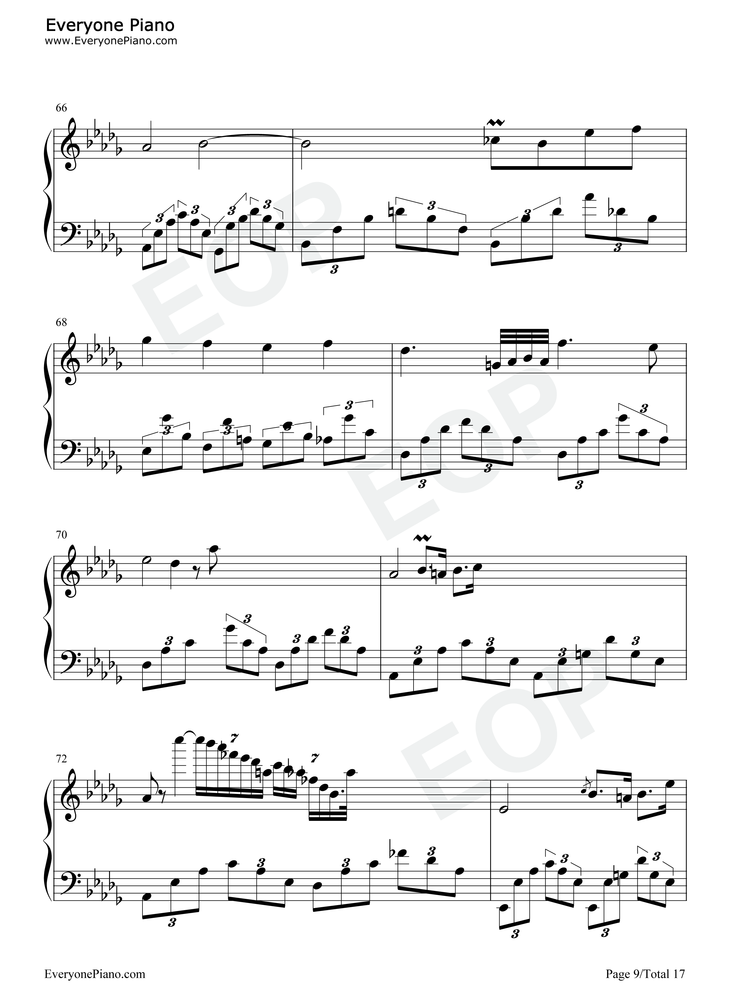 幻想即兴曲钢琴谱_肖邦