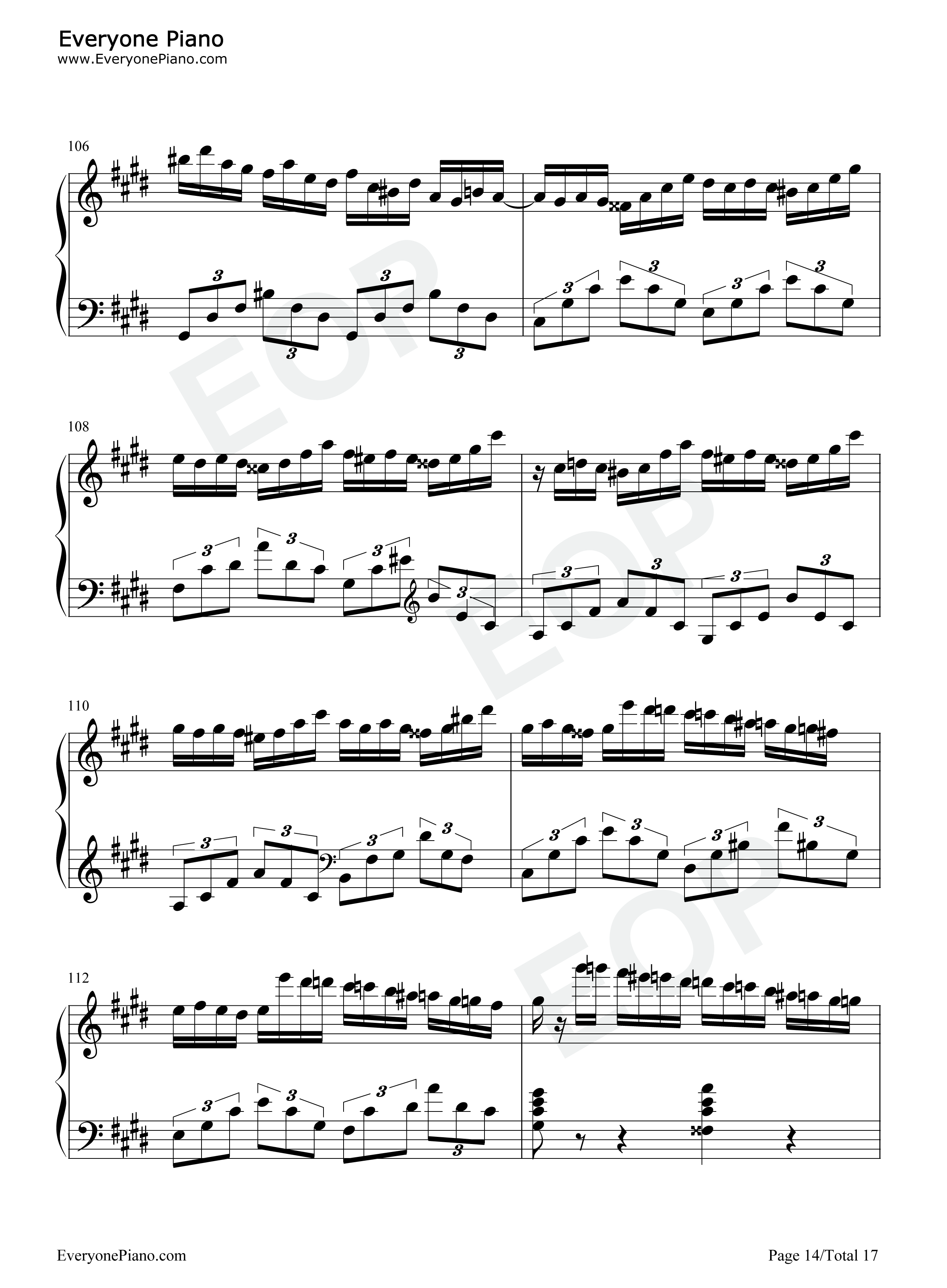 幻想即兴曲钢琴谱_肖邦