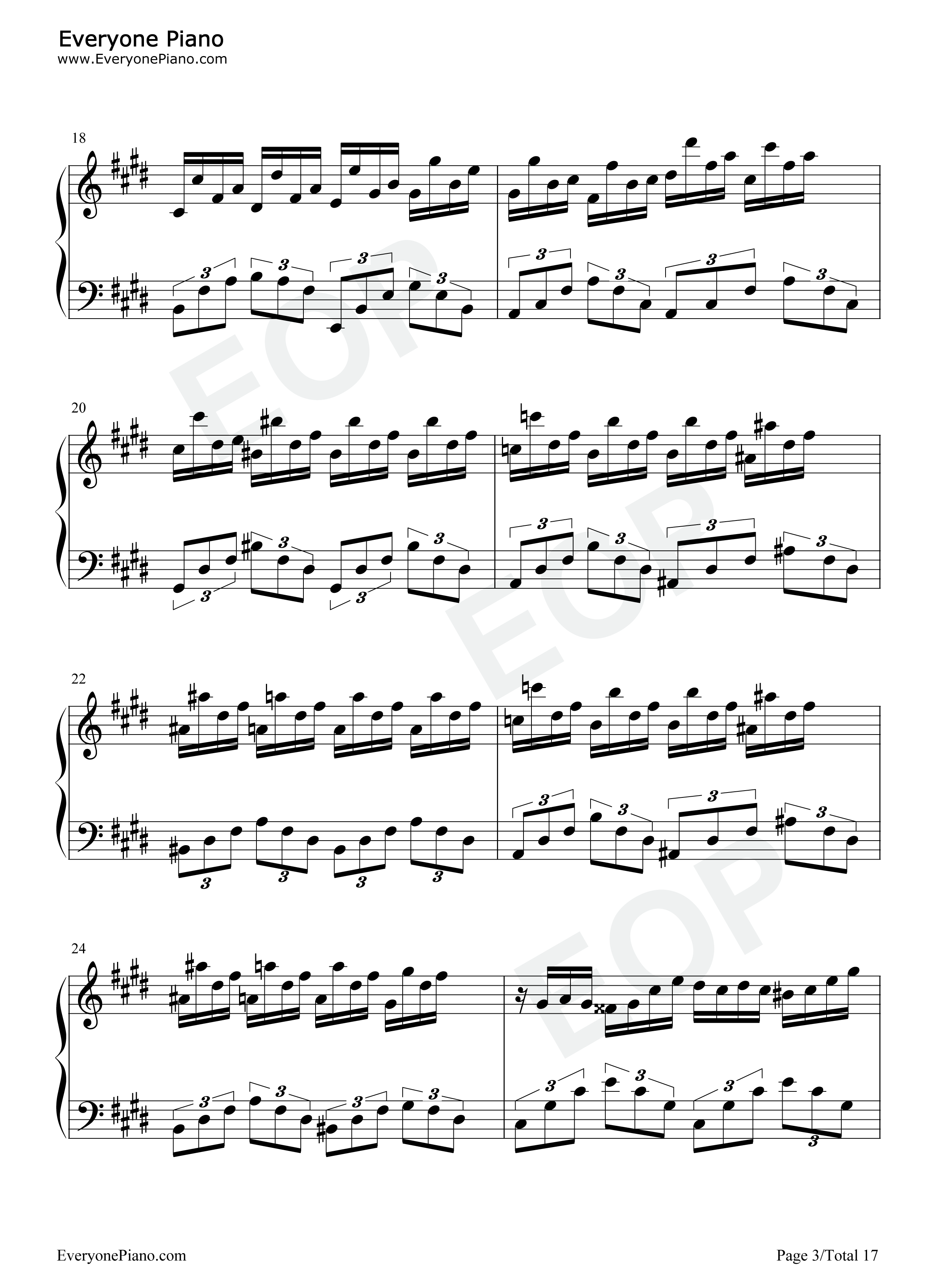 幻想即兴曲钢琴谱_肖邦