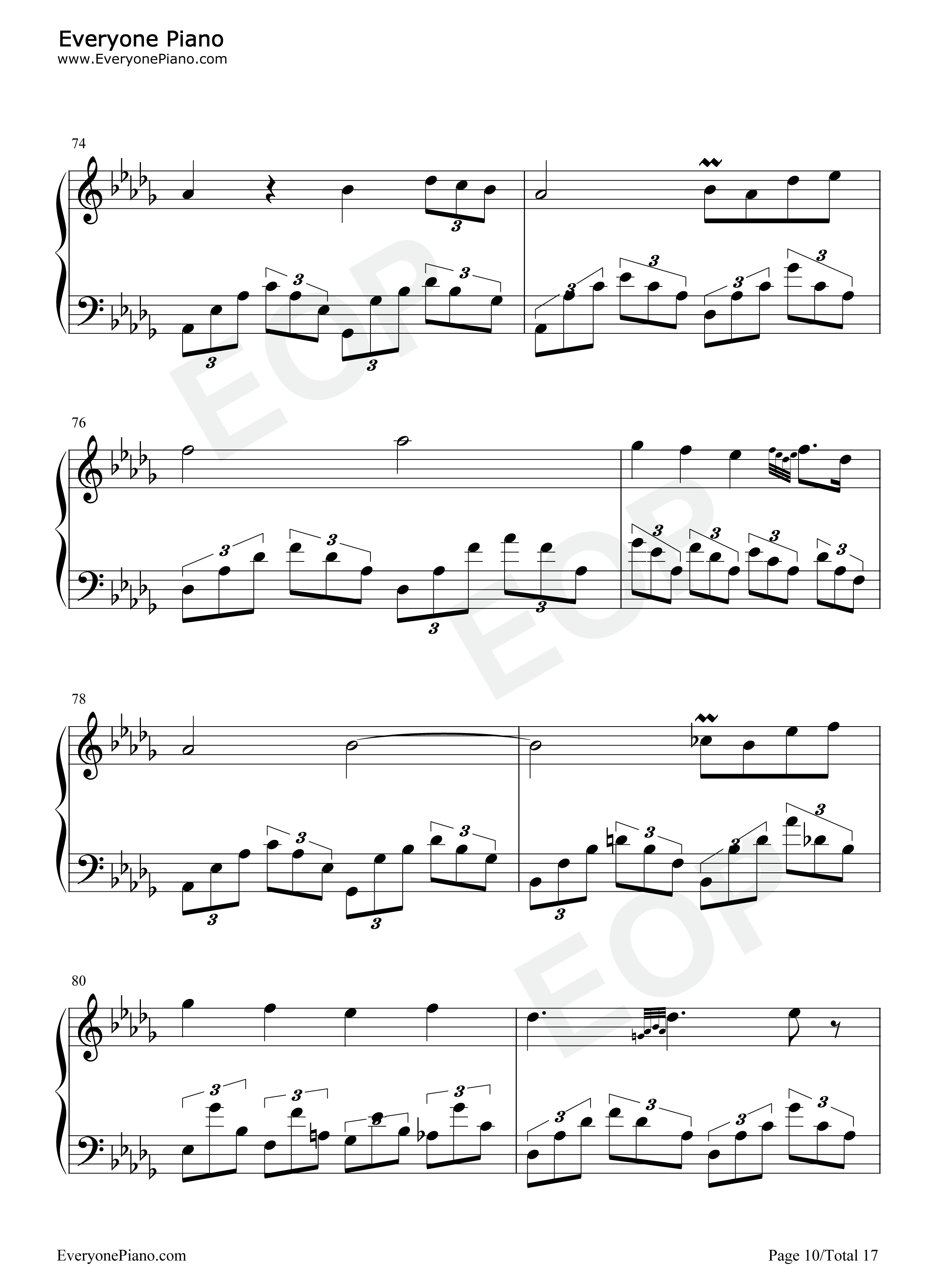 幻想即兴曲钢琴谱_肖邦