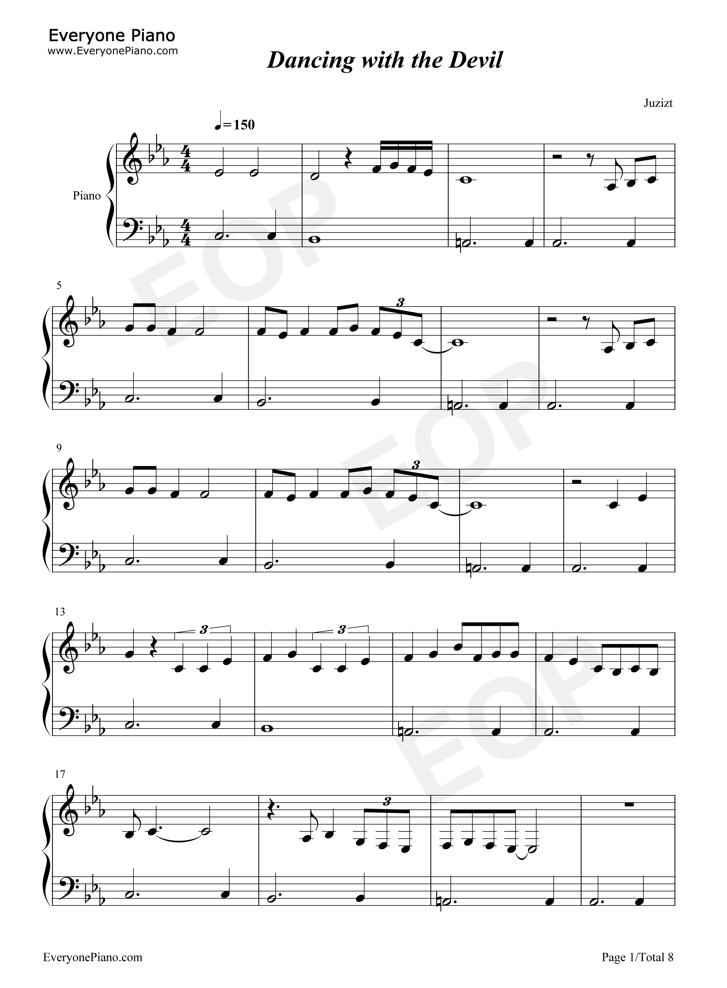 Dancing_with_the_Devil钢琴谱_Demi_Lovato