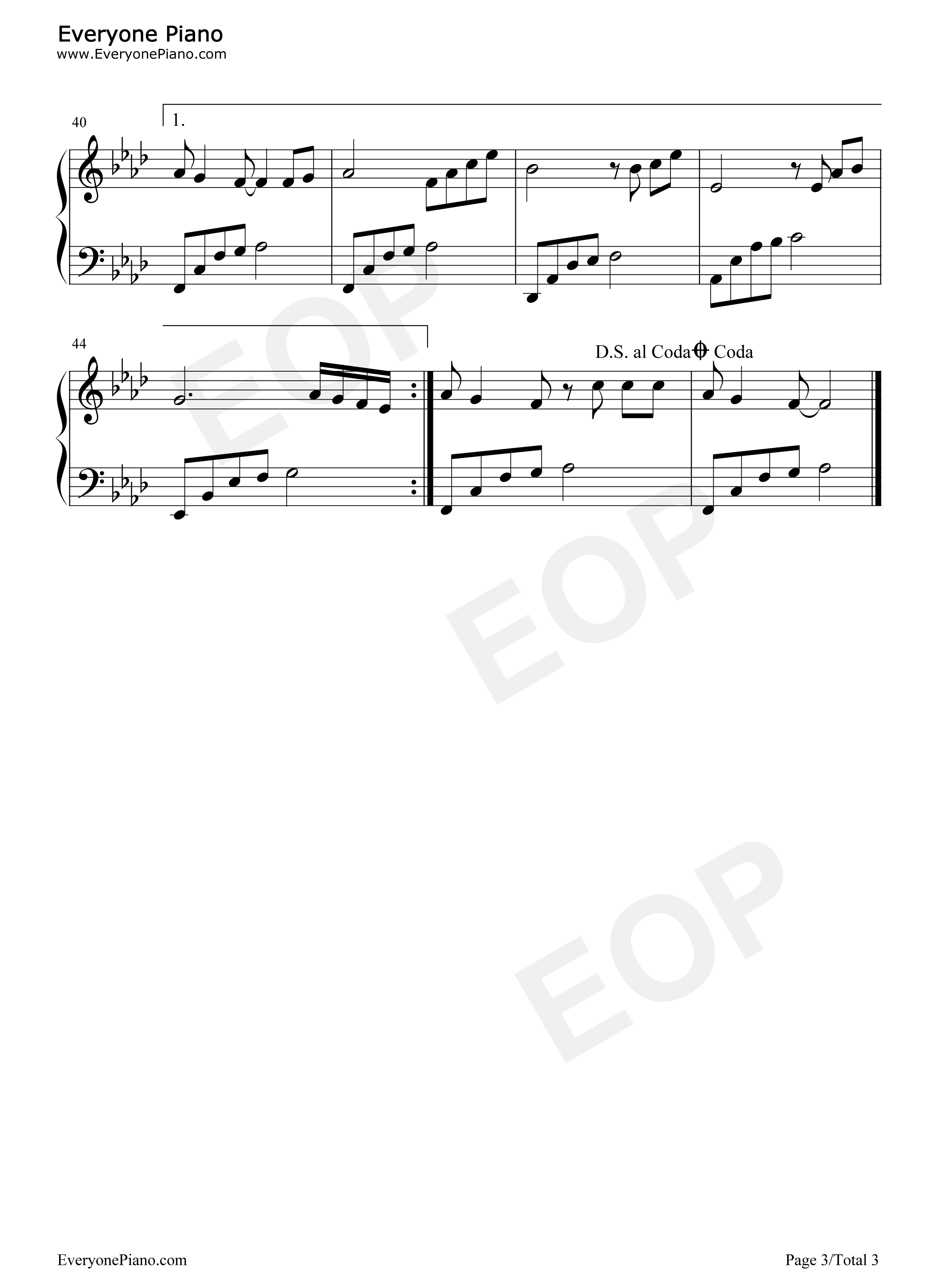 解药_新版钢琴谱_来一碗老于