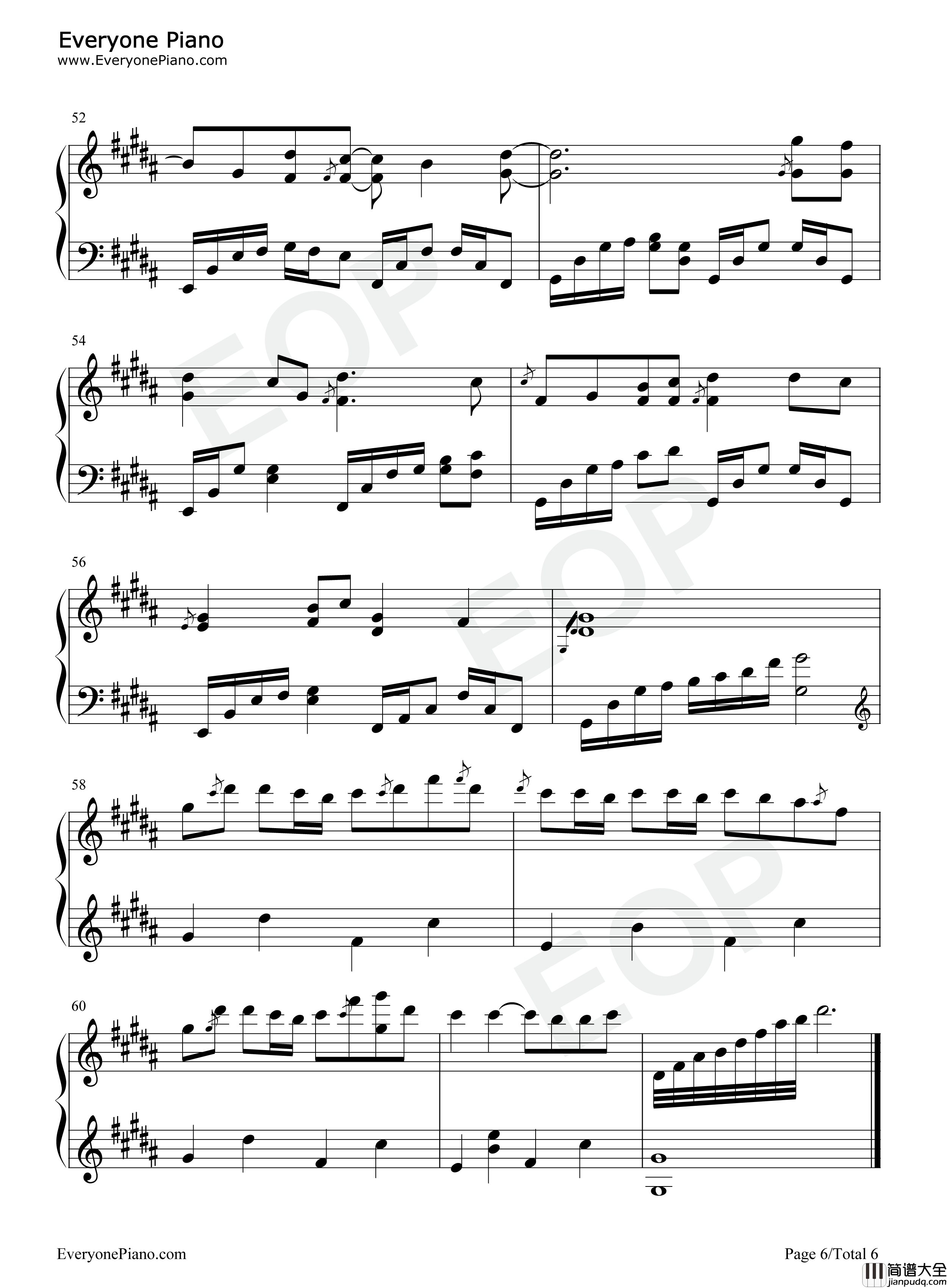 孽海记钢琴谱_黄诗扶