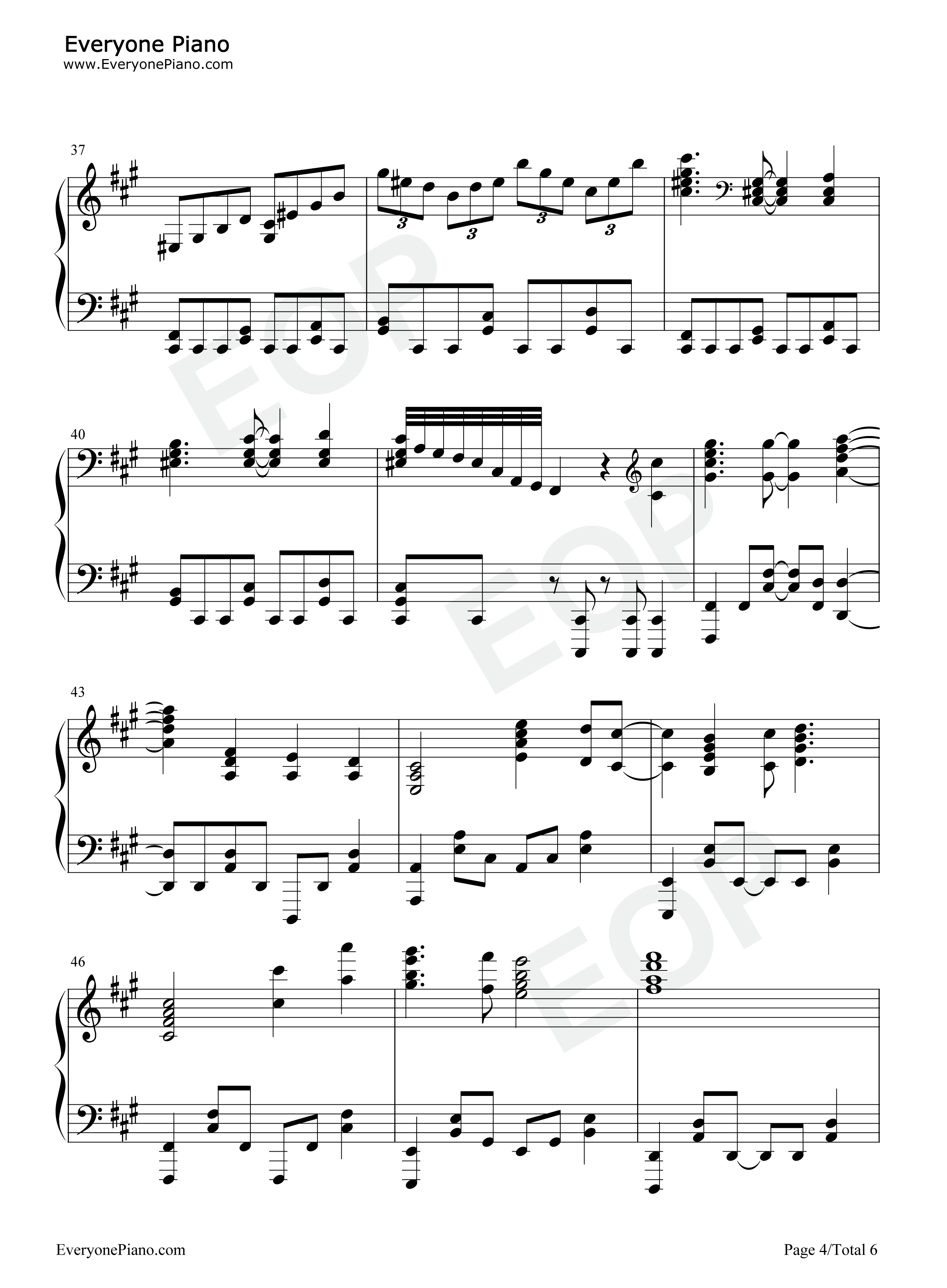 暗影刺客钢琴谱_王舜禾