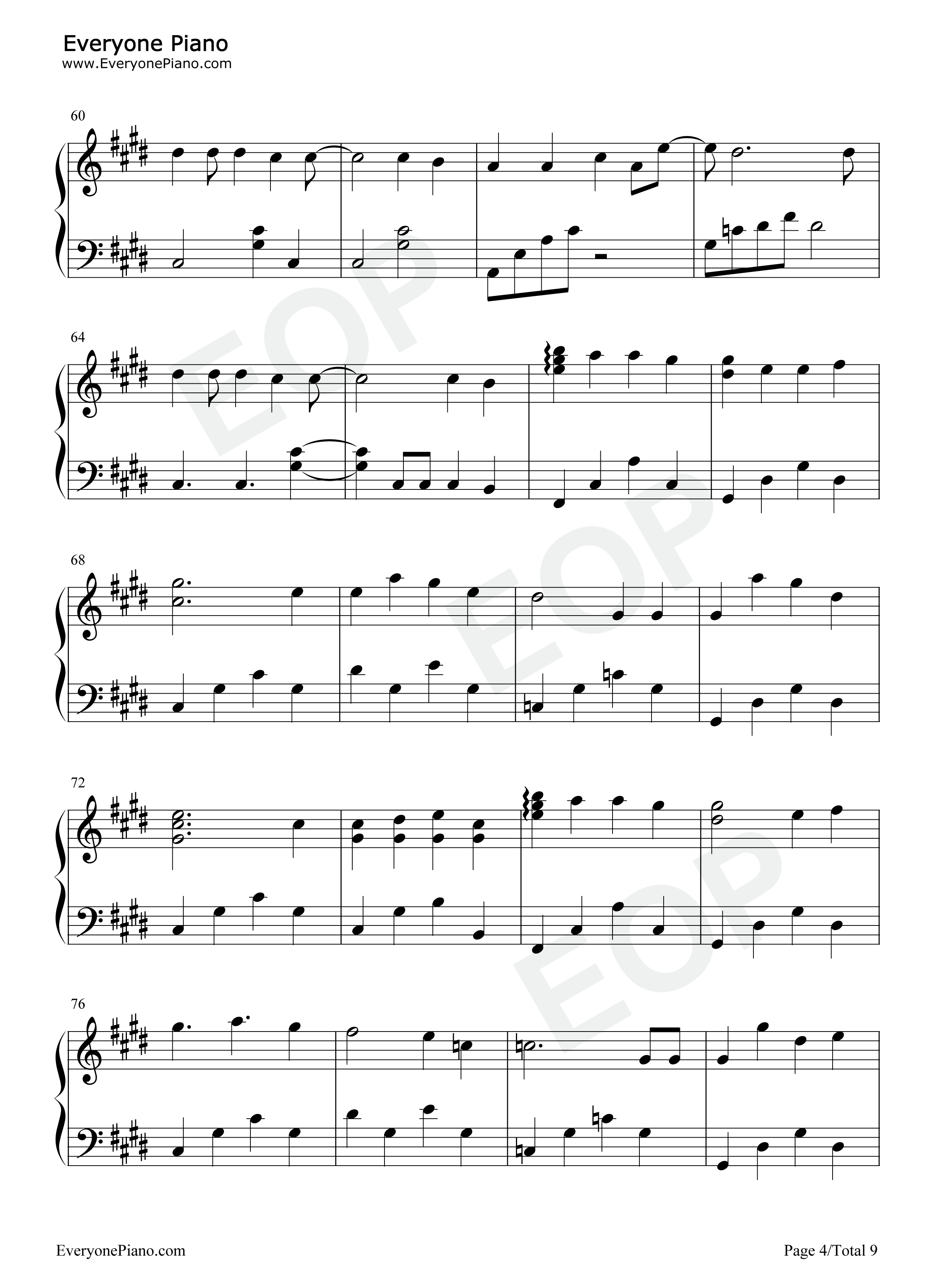 Still_With_You钢琴谱_田柾国_Jungkook