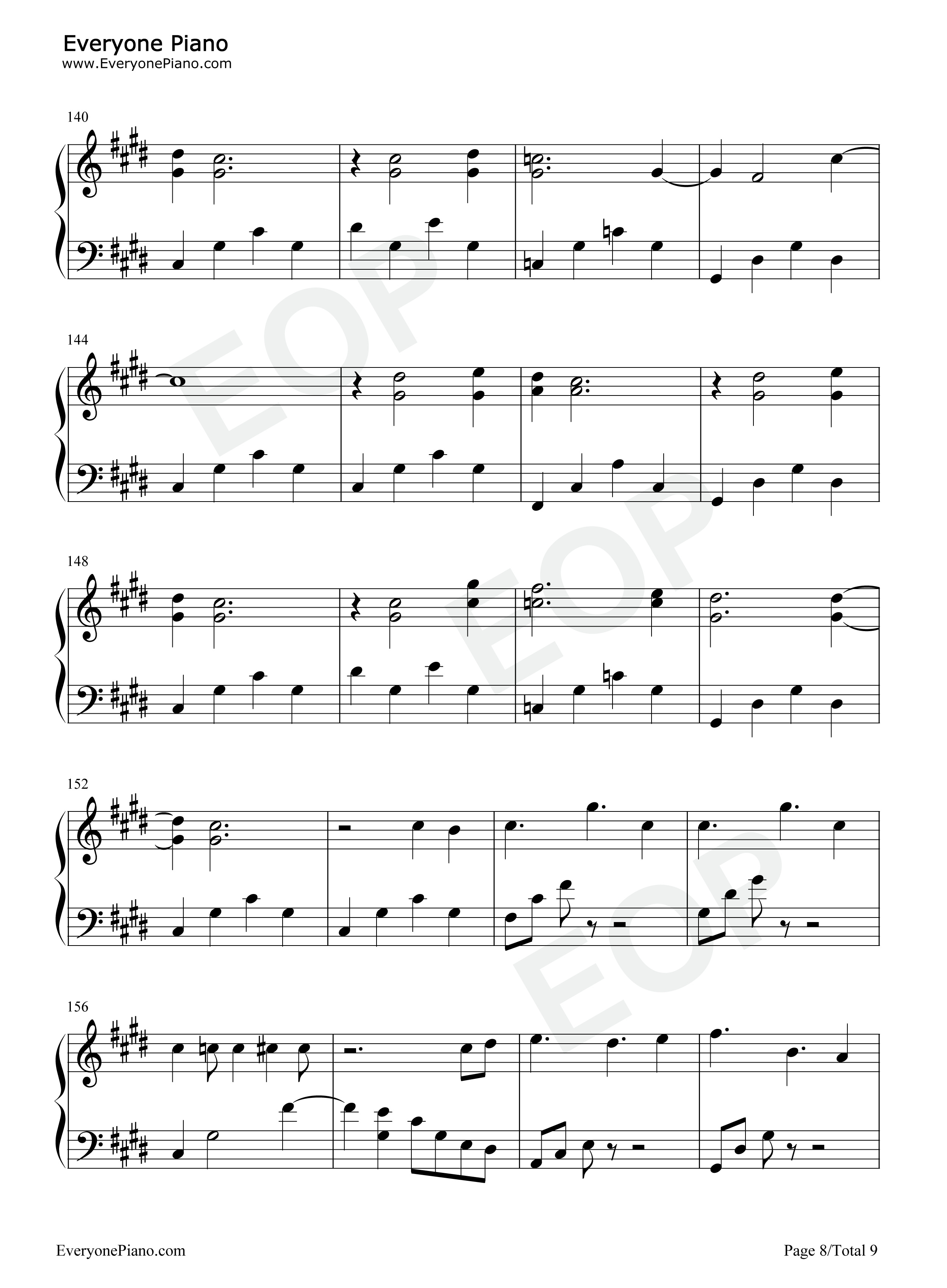 Still_With_You钢琴谱_田柾国_Jungkook