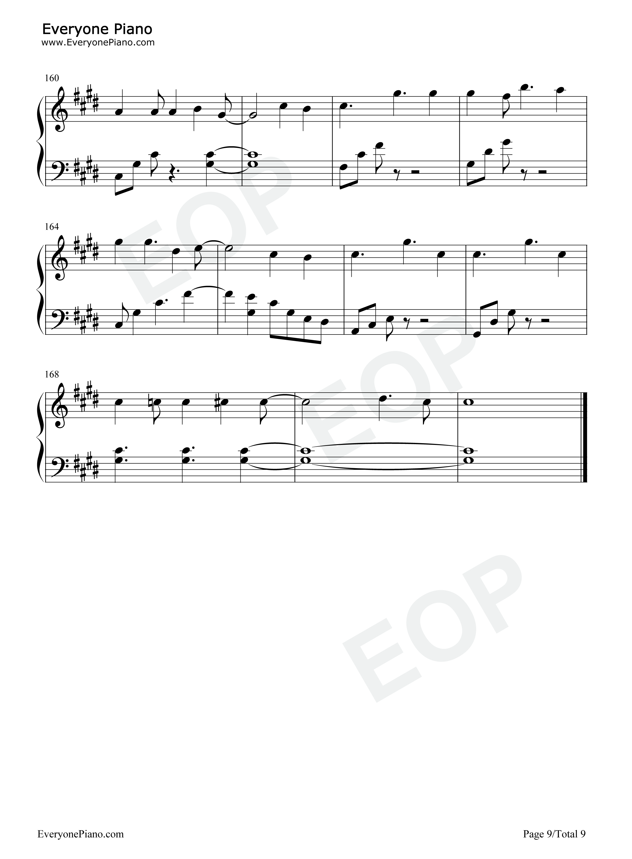 Still_With_You钢琴谱_田柾国_Jungkook