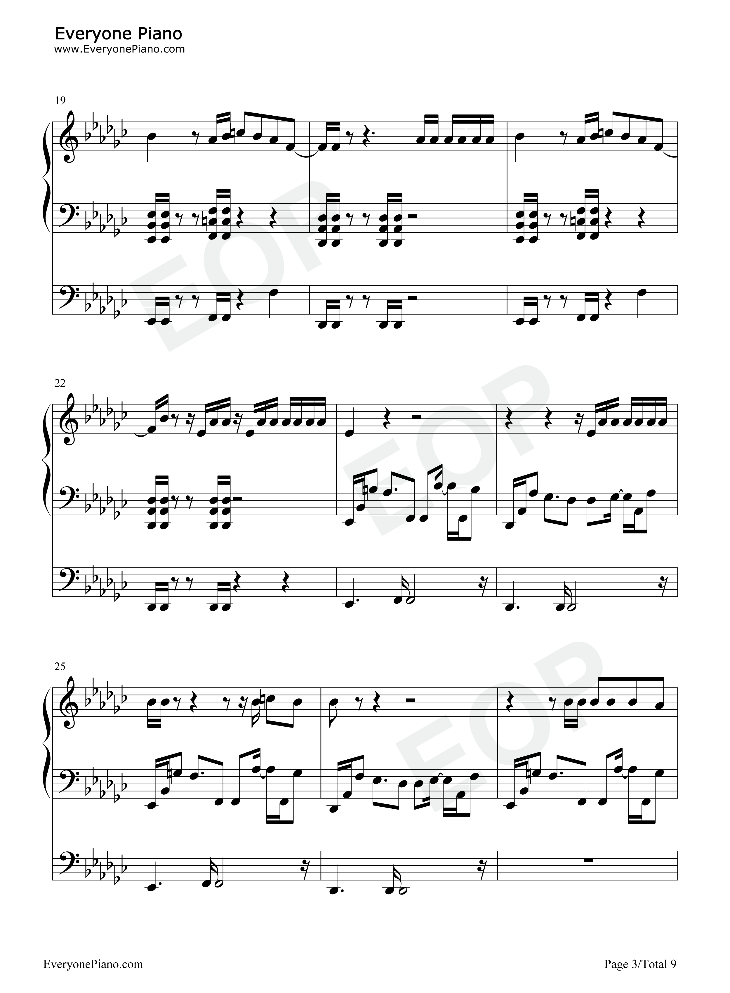 Cool钢琴谱_Dua_Lipa