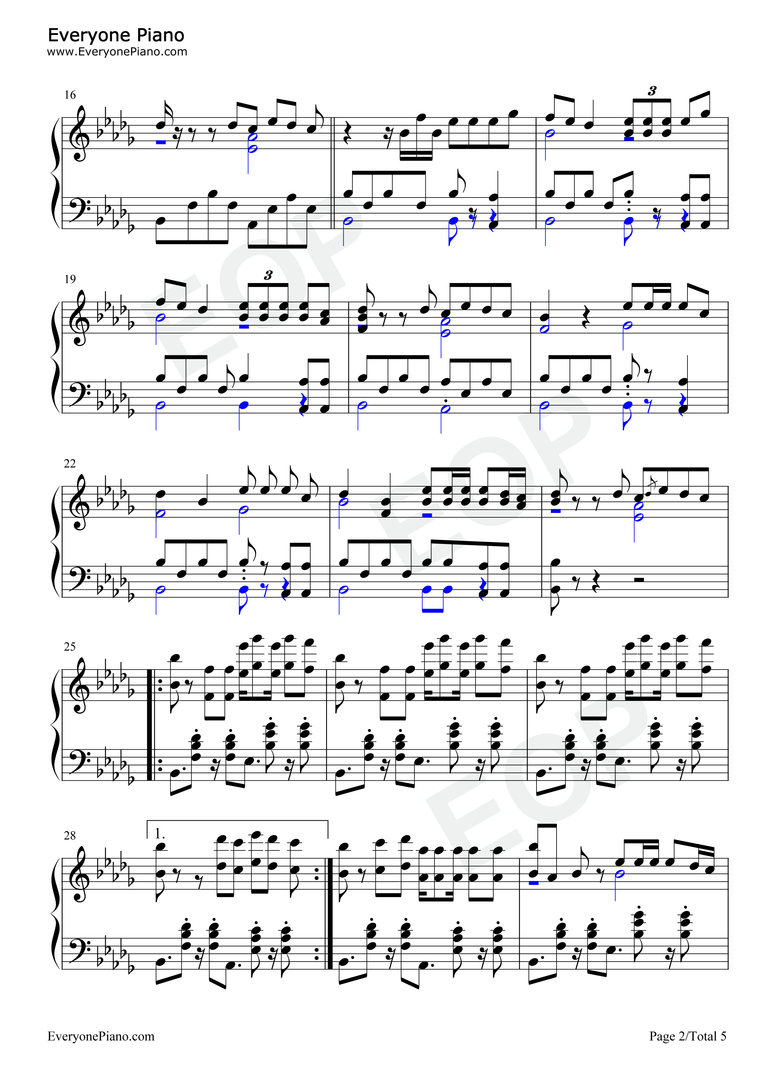 Ego钢琴谱_Willy_William