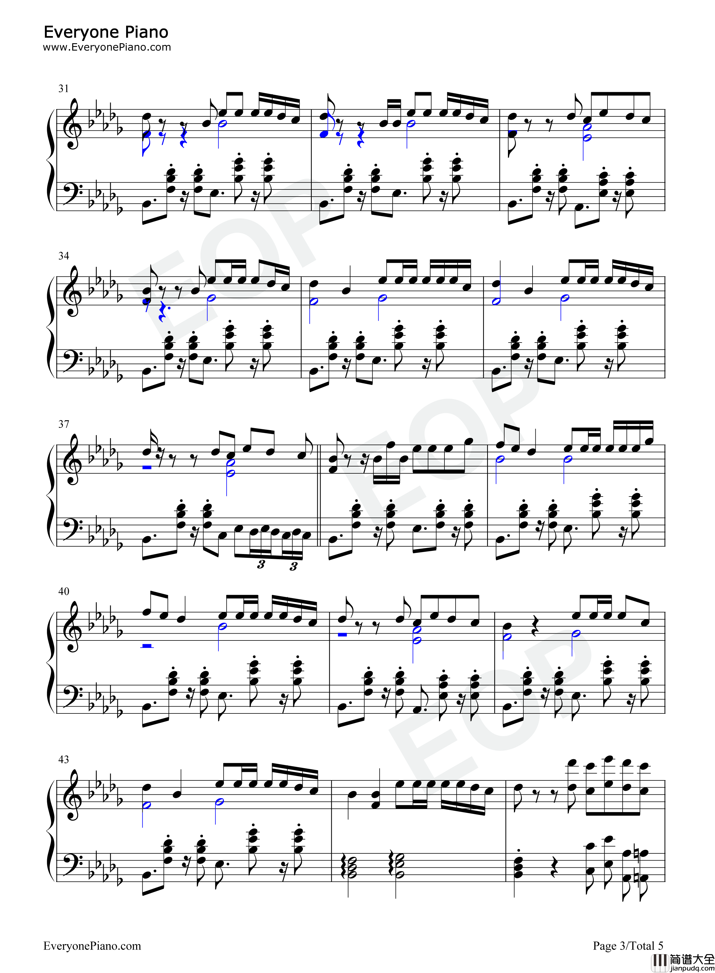 Ego钢琴谱_Willy_William