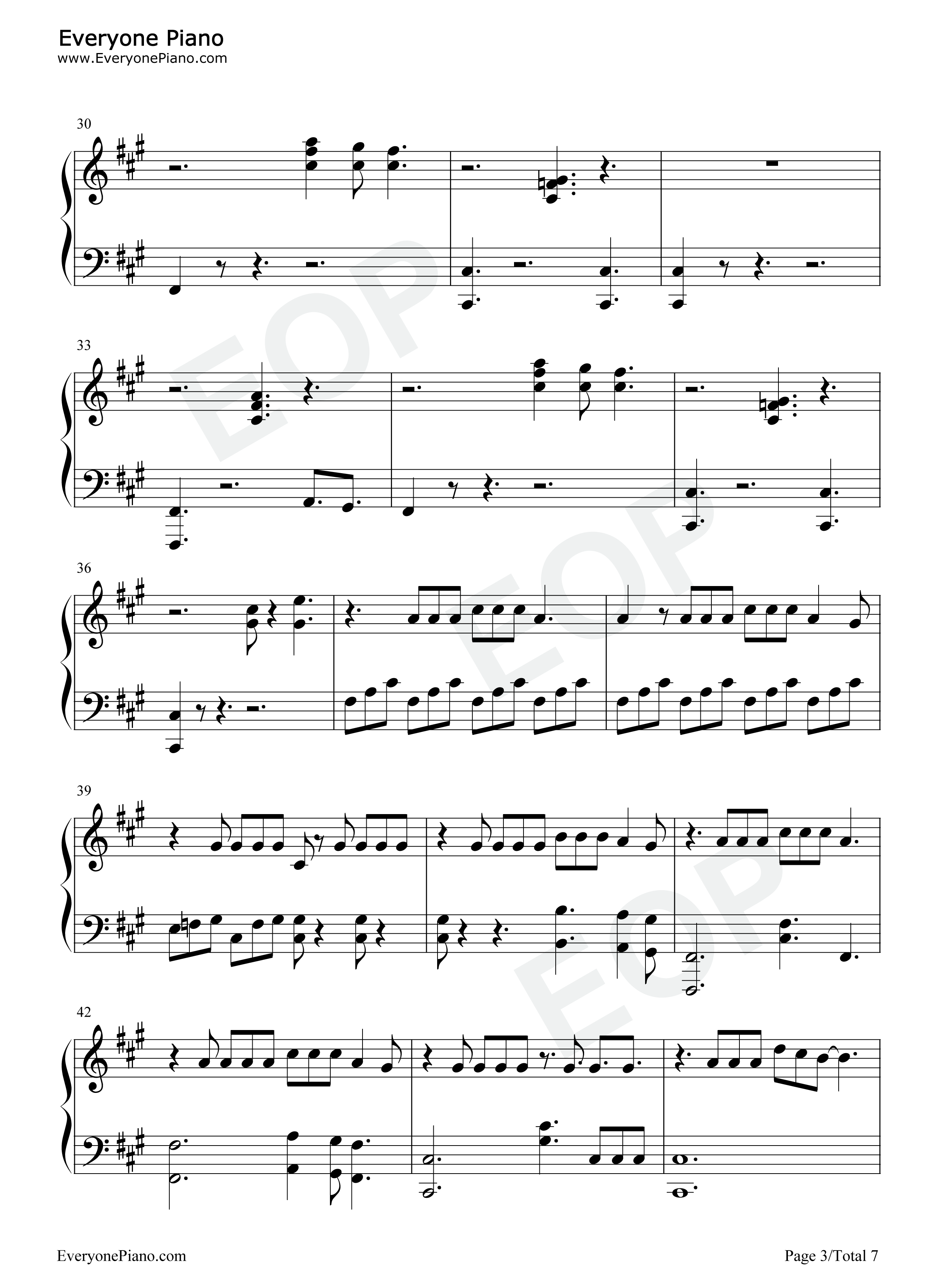 Mayday钢琴谱_Victon