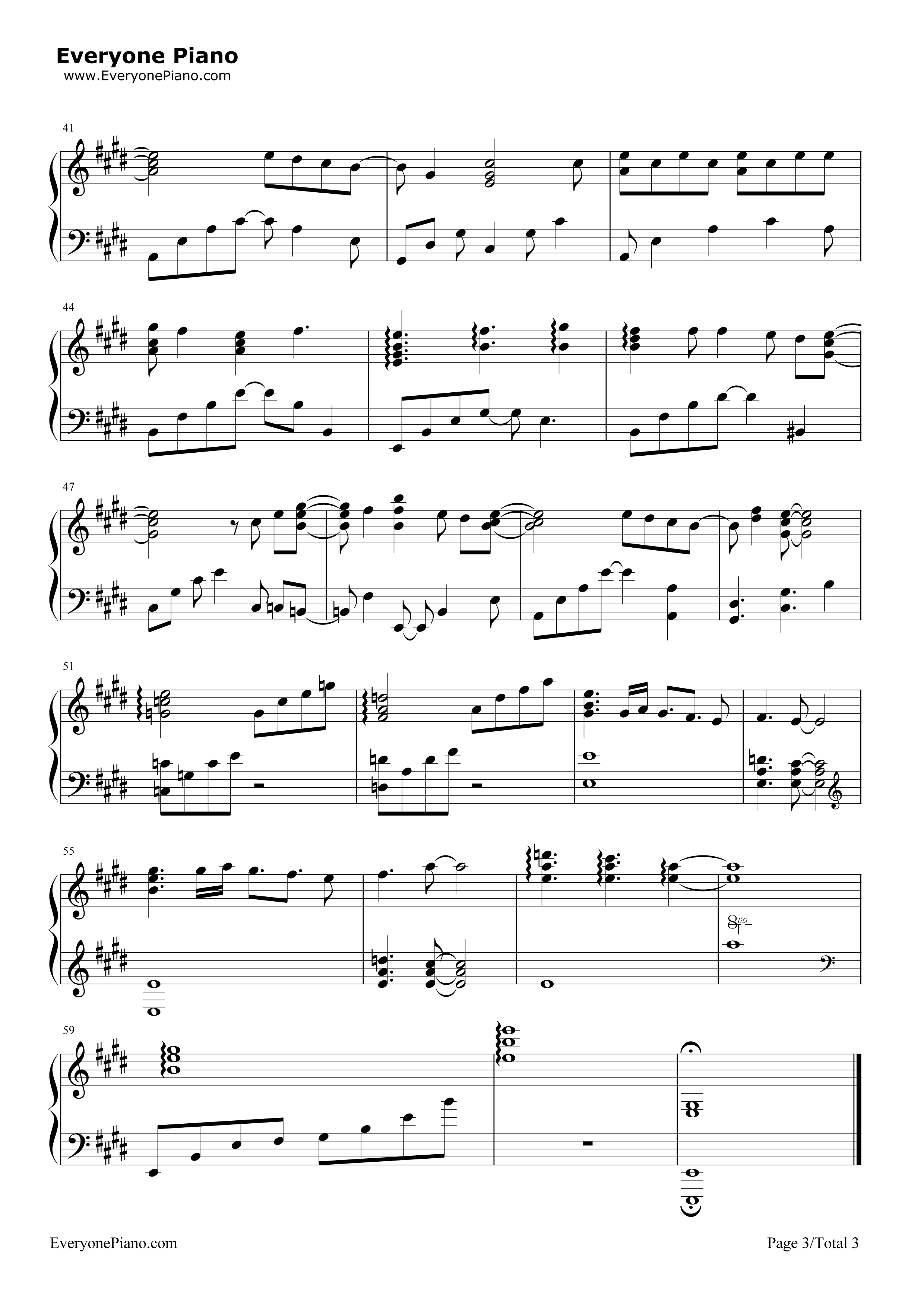 Butterfly简单版钢琴谱_和田光司