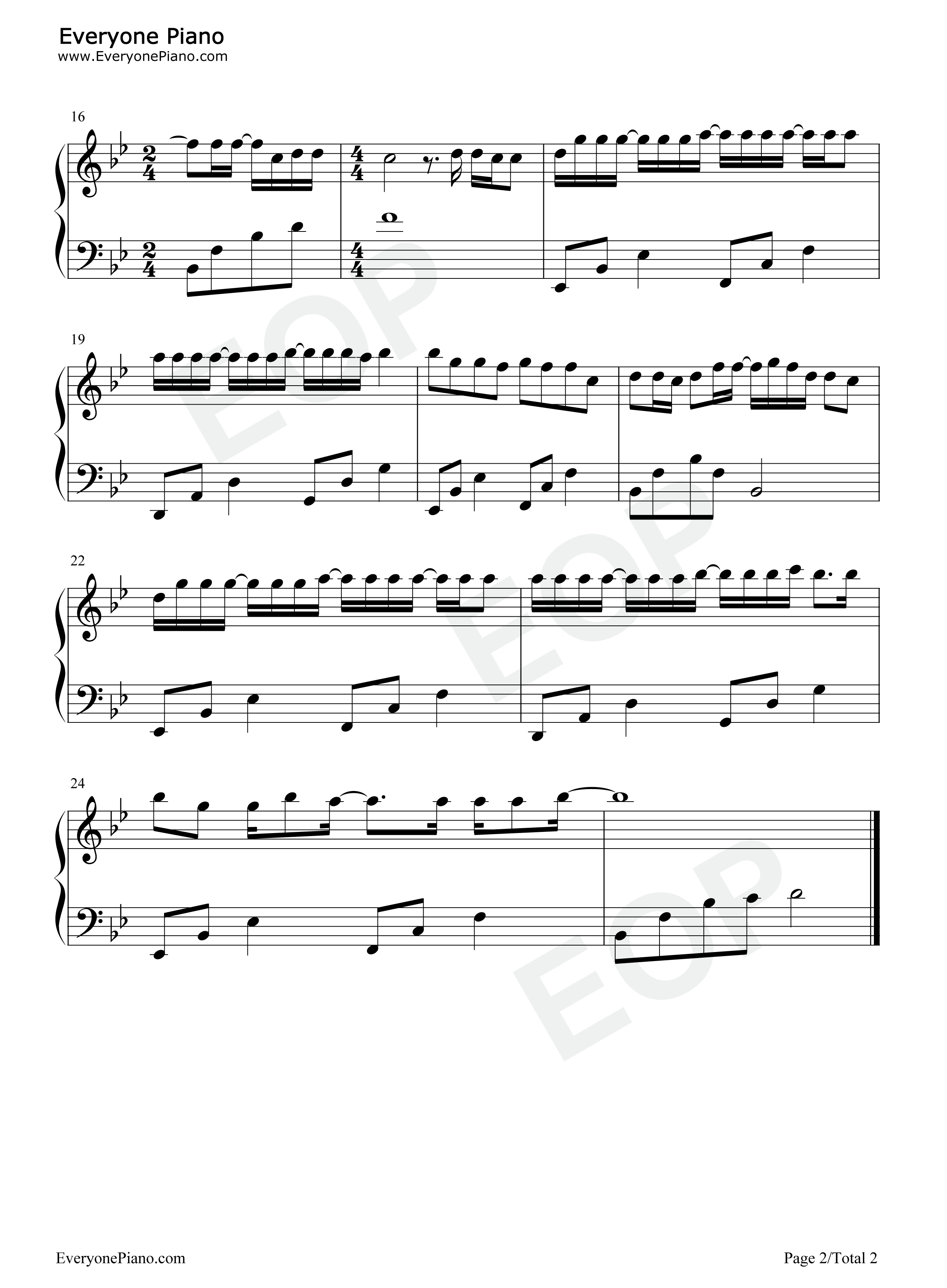 沦陷钢琴谱_王靖雯不胖