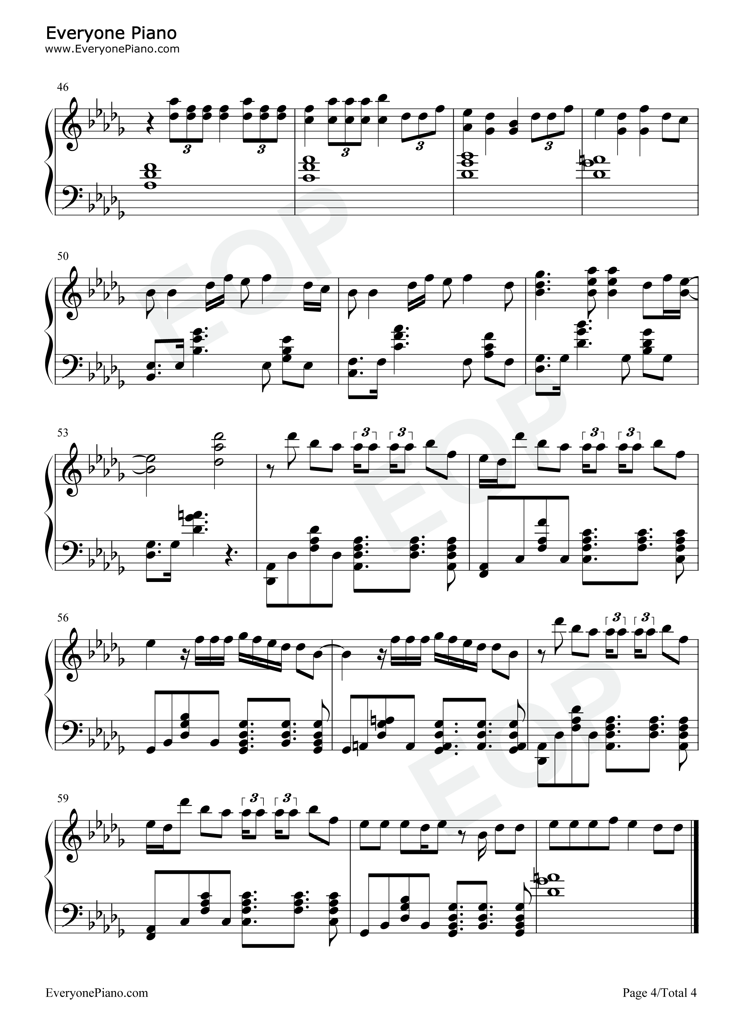 00_00钢琴谱_防弹少年团