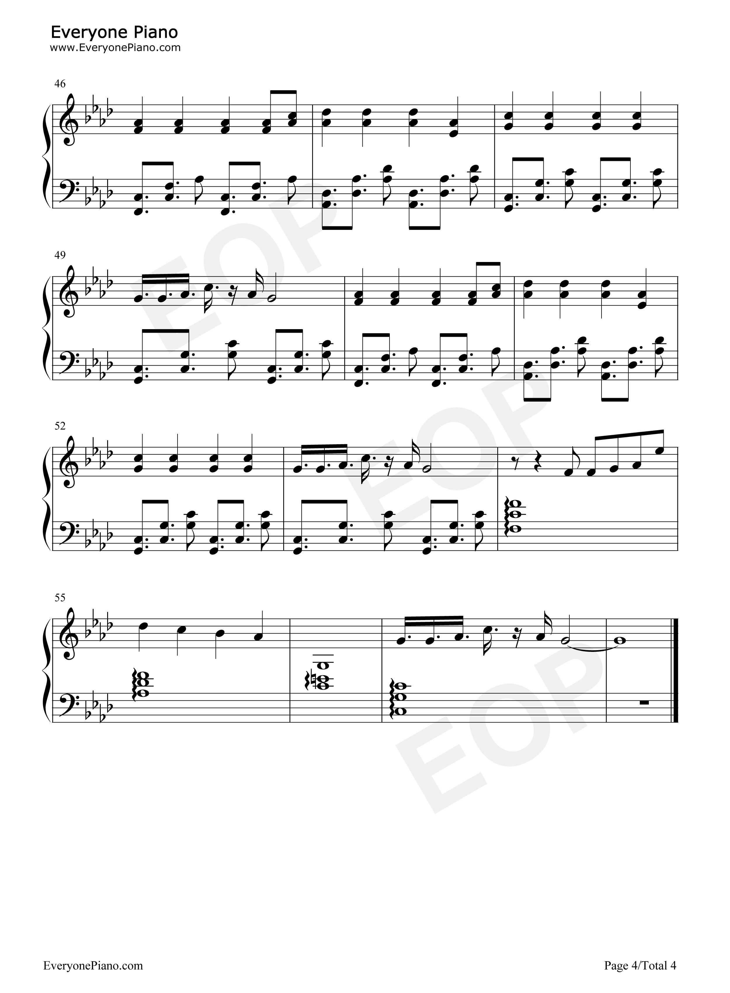 Filter钢琴谱_防弹少年团_朴智旻