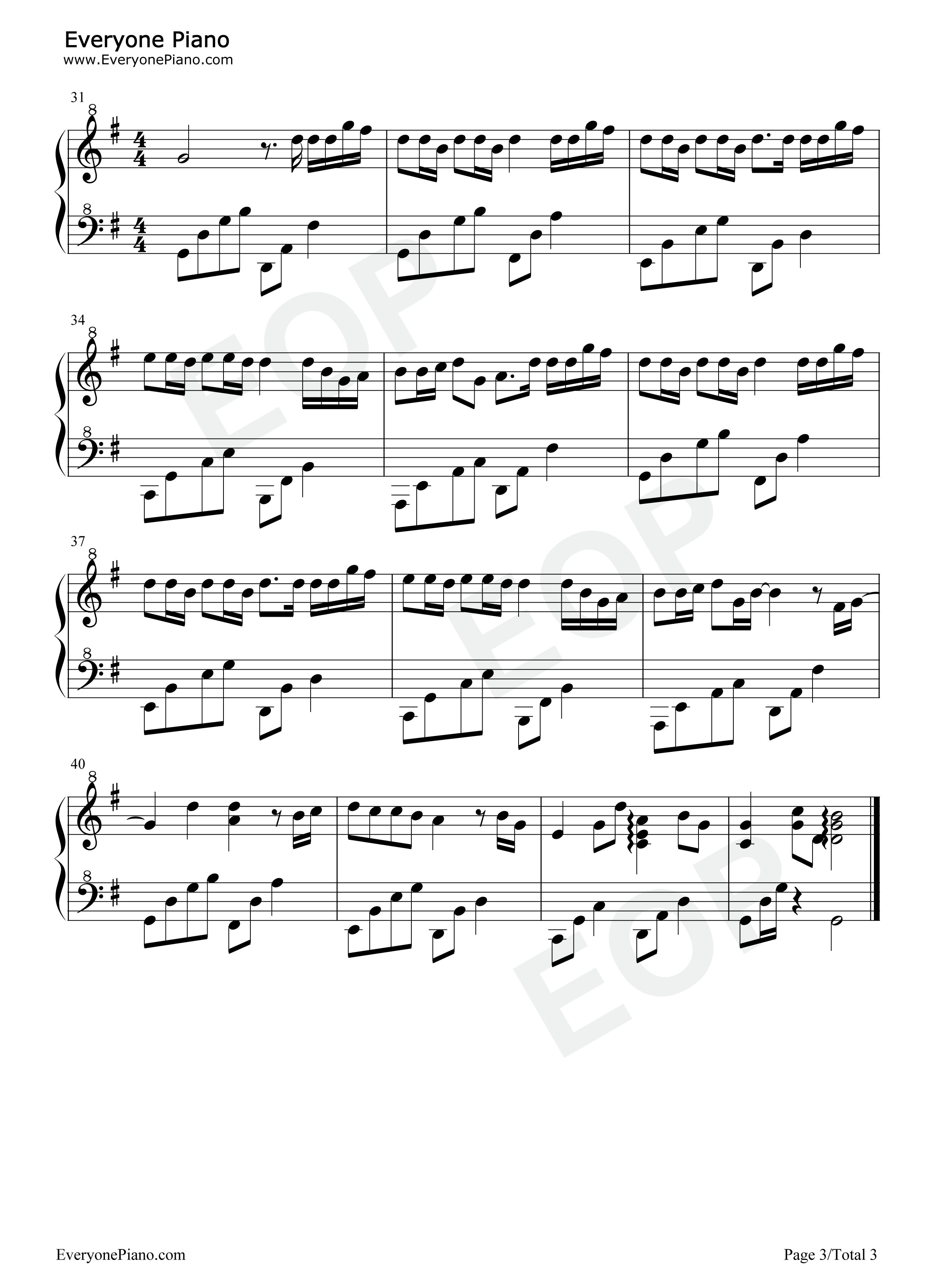 气象站台钢琴谱_Uu