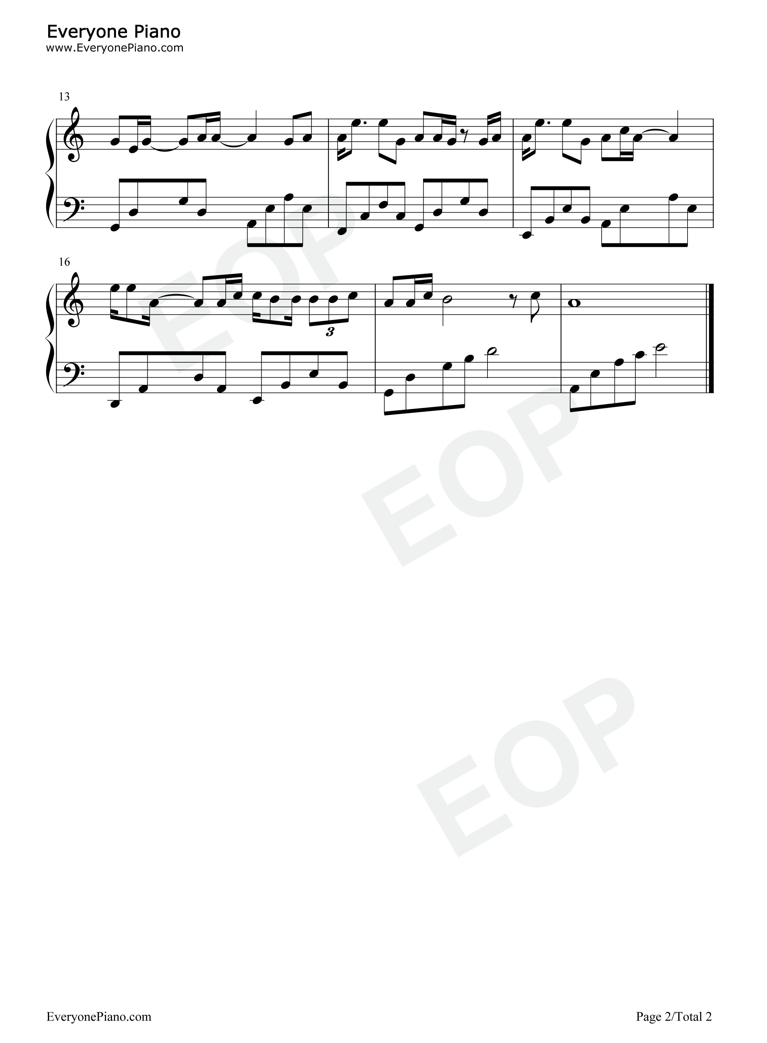 不觉秋色浅钢琴谱_以冬