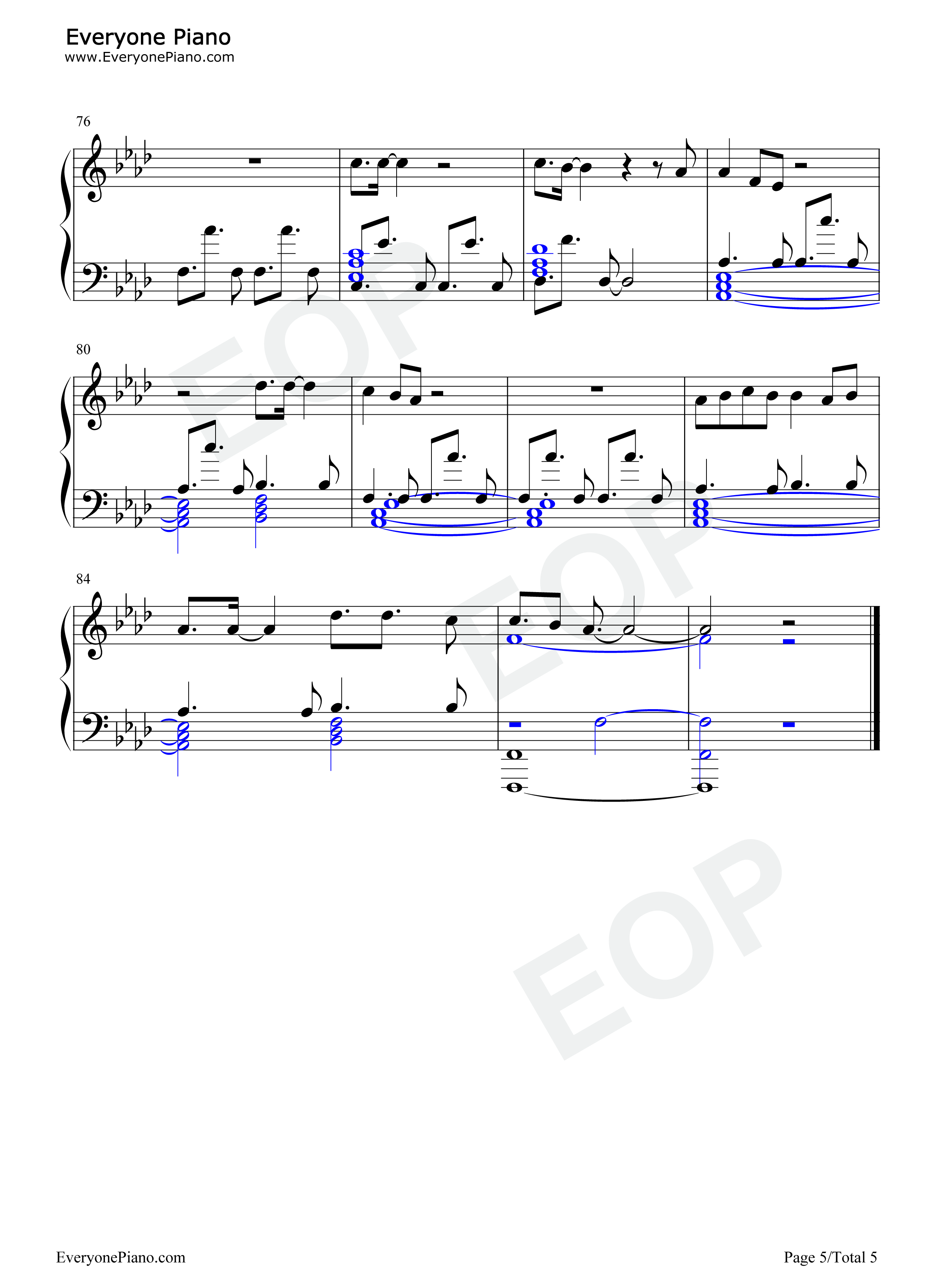 Surrender钢琴谱_Natalie_Taylor