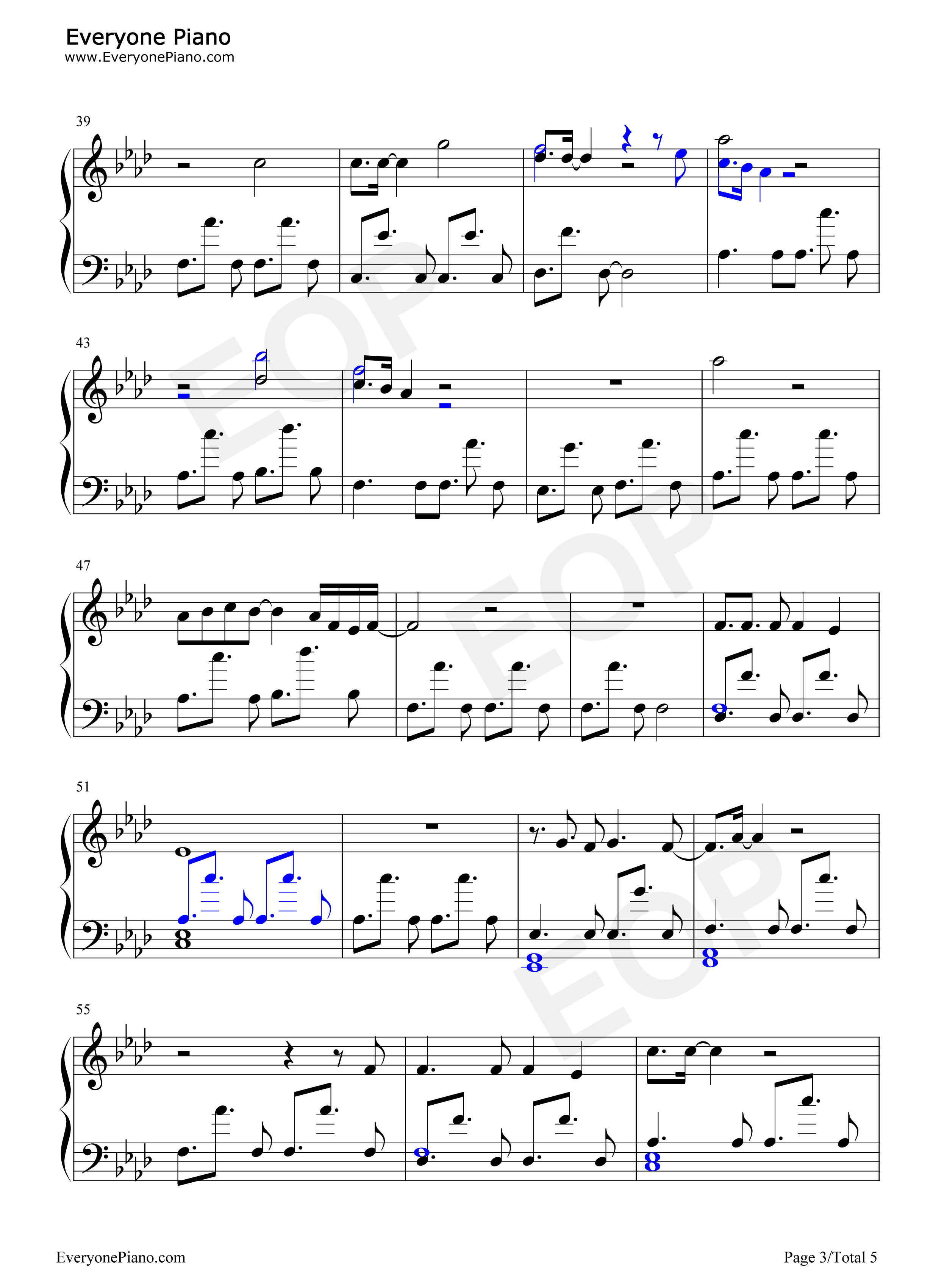 Surrender钢琴谱_Natalie_Taylor