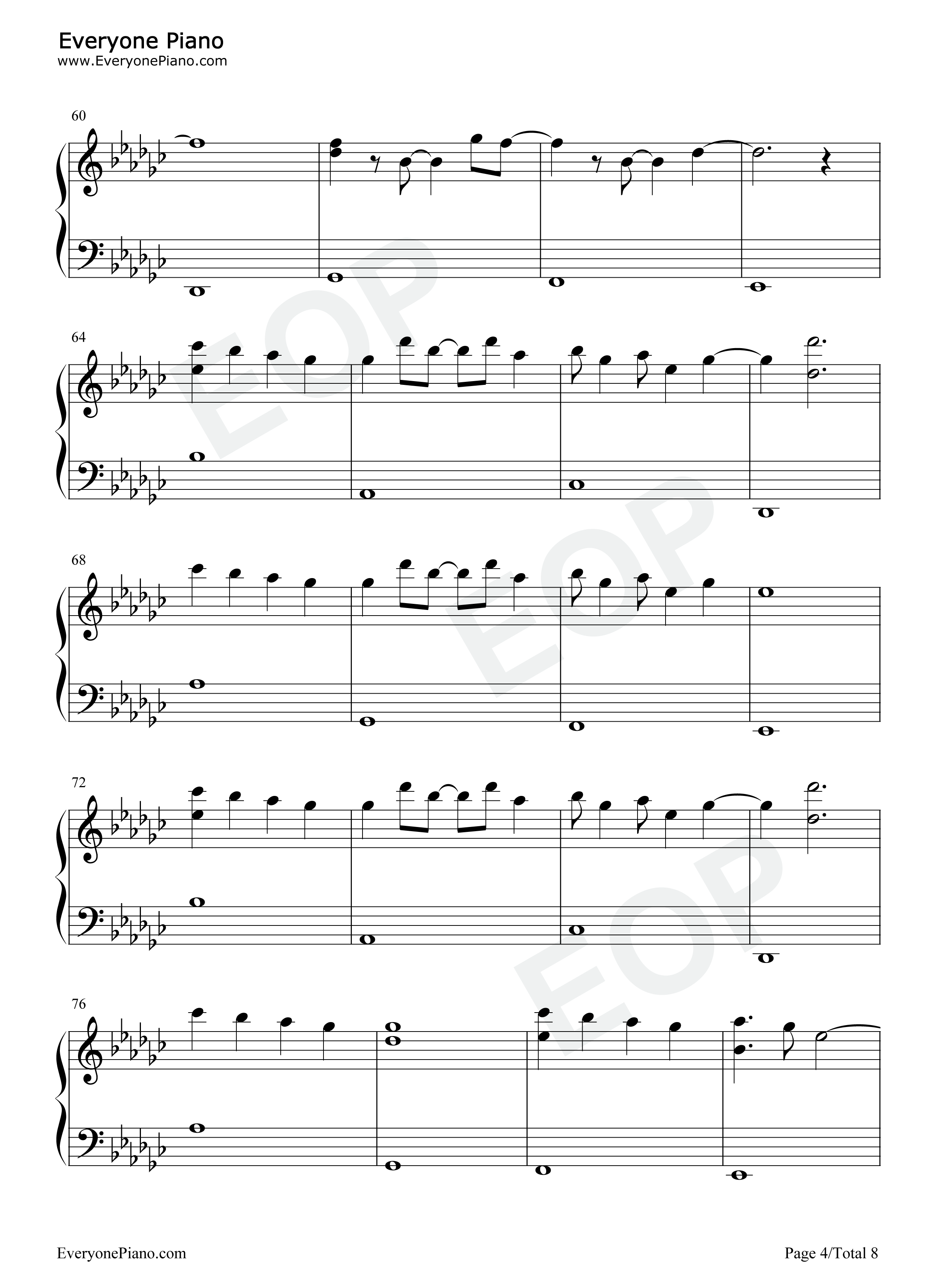 Gone钢琴谱_Rosé_Blackpink