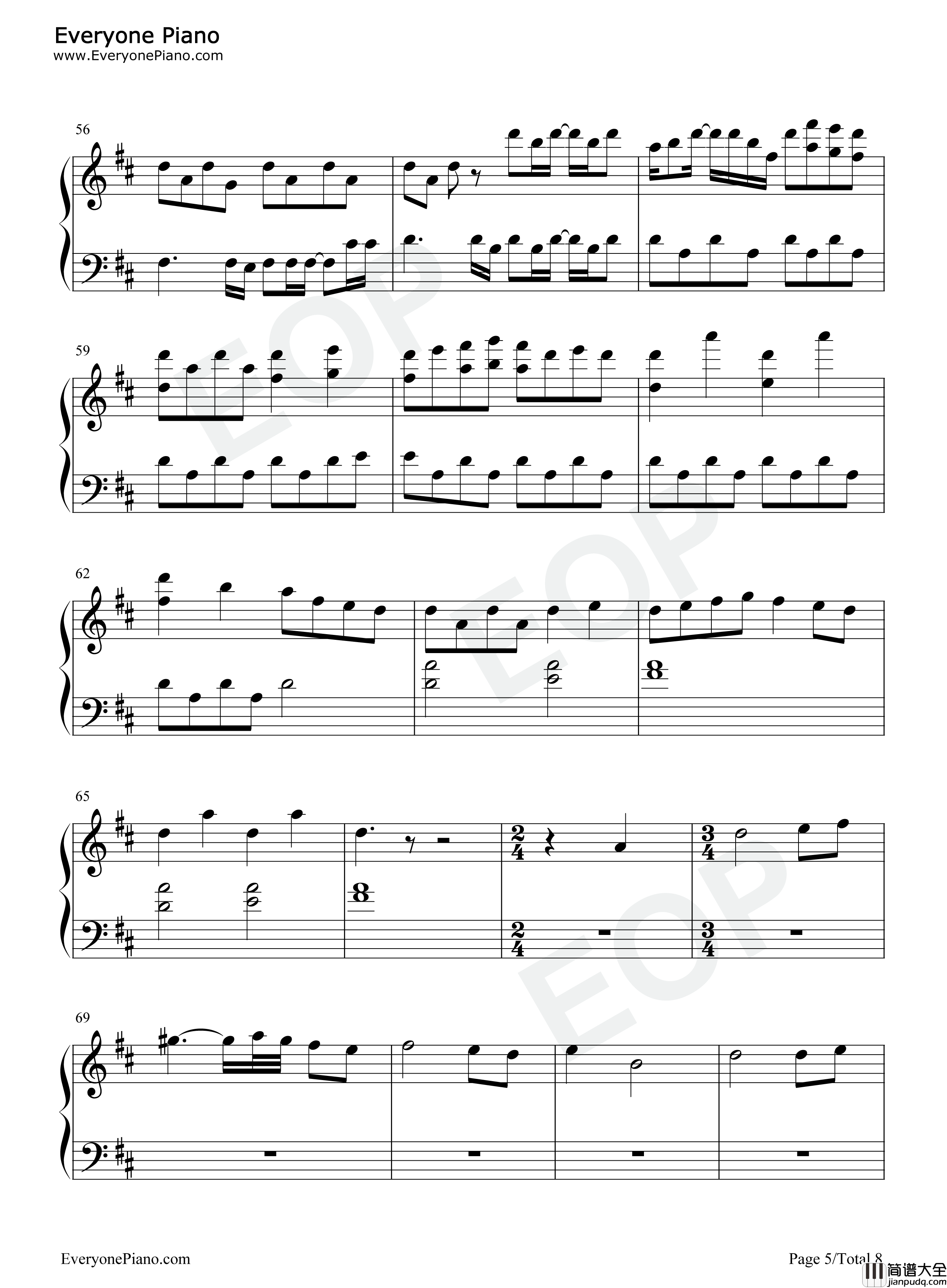 让风告诉你钢琴谱_ChiliChill