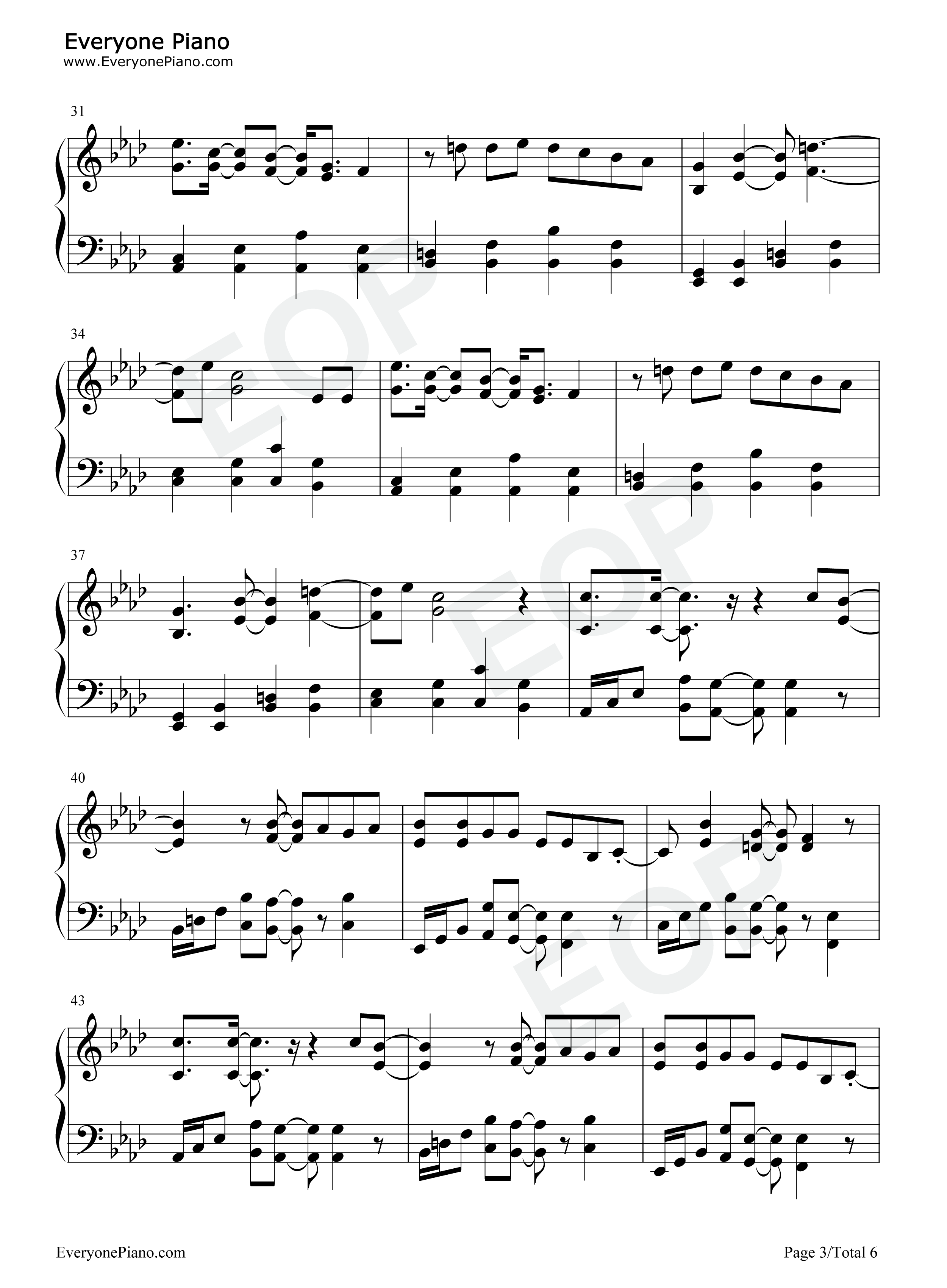 Fancy钢琴谱_Twice