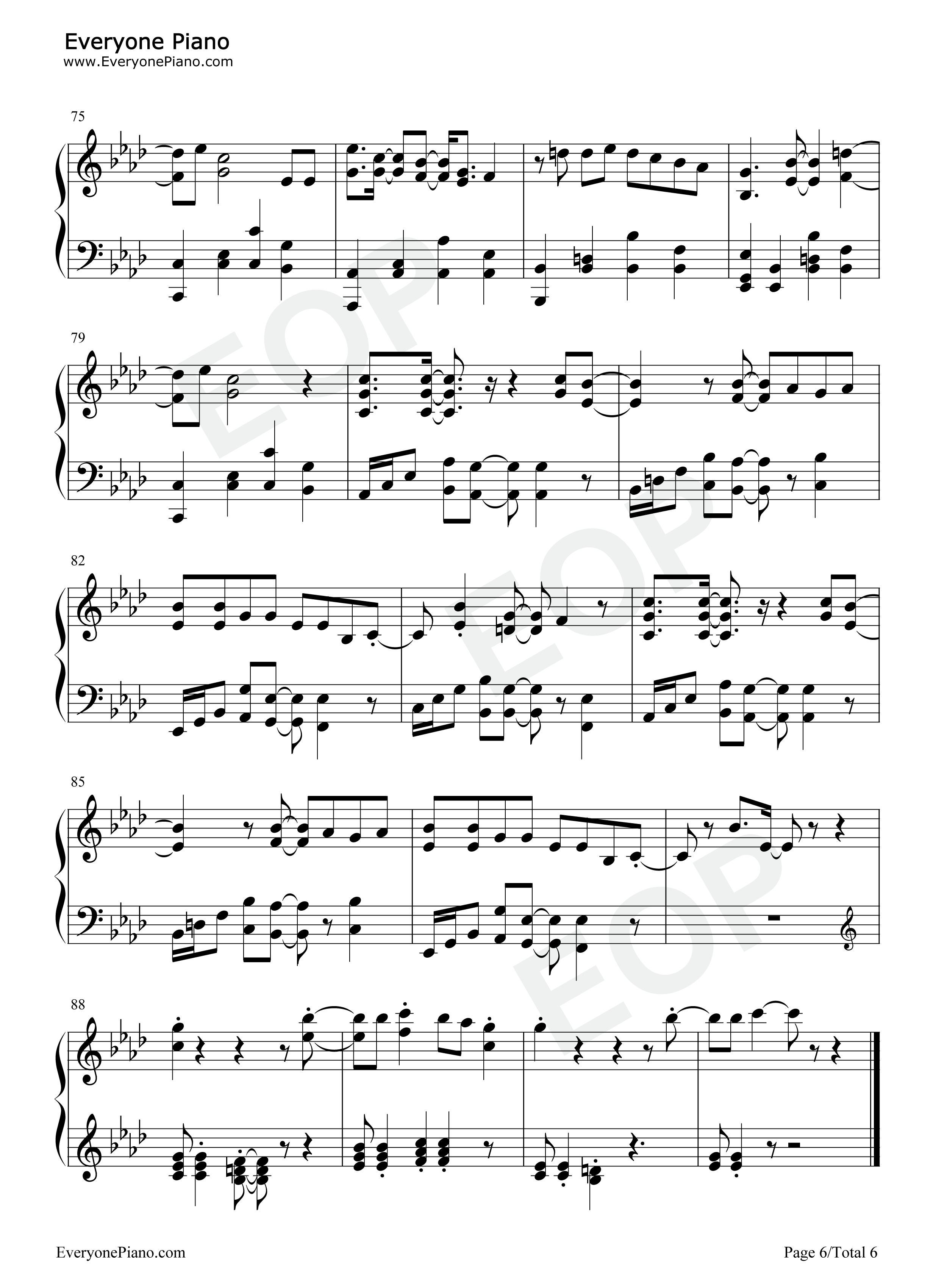 Fancy钢琴谱_Twice